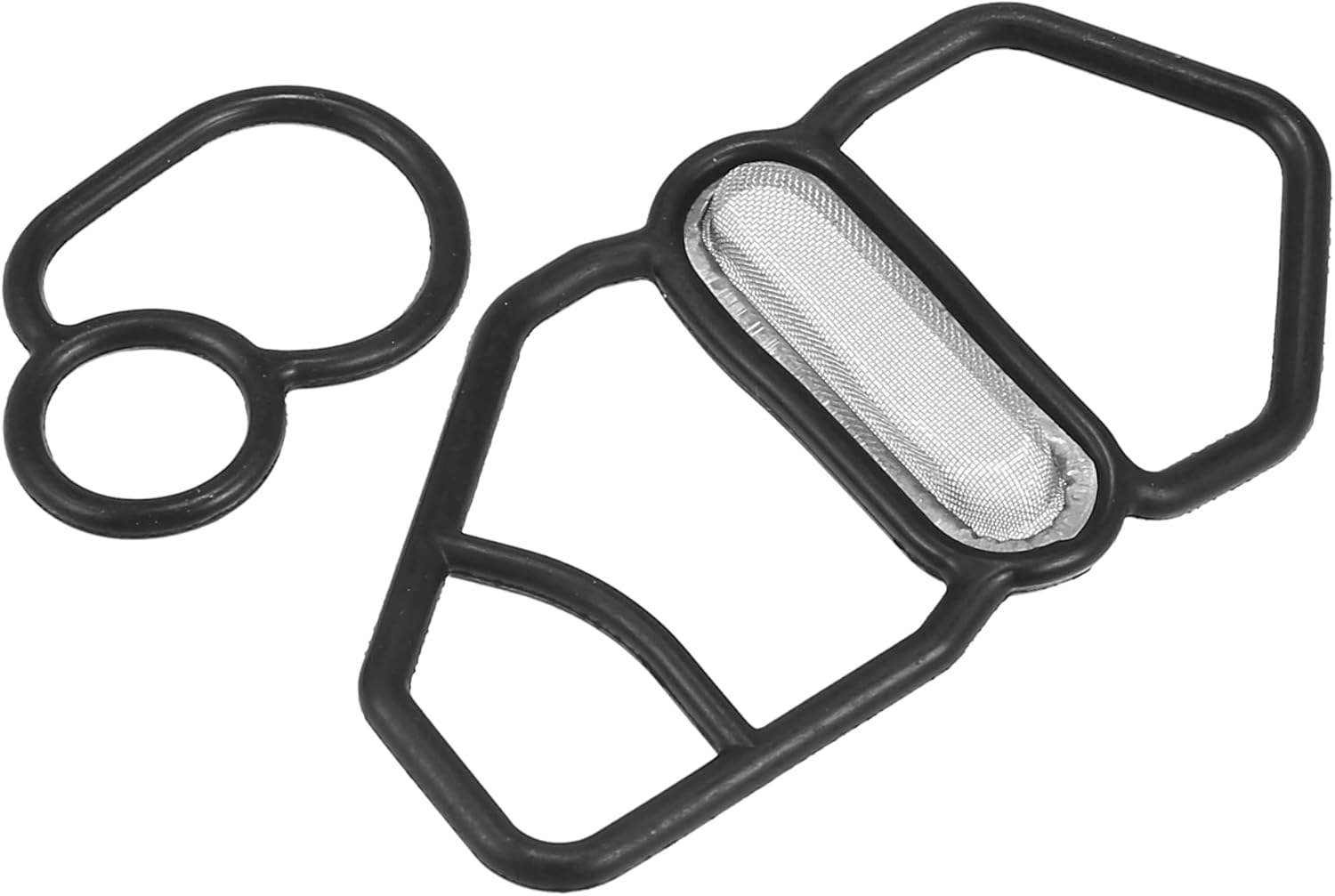 ACROPIX VTEC Solenoid Gasket Spool Valve Filter Screen Fit for Honda Prelude - Pack of 2 Black image number 2
