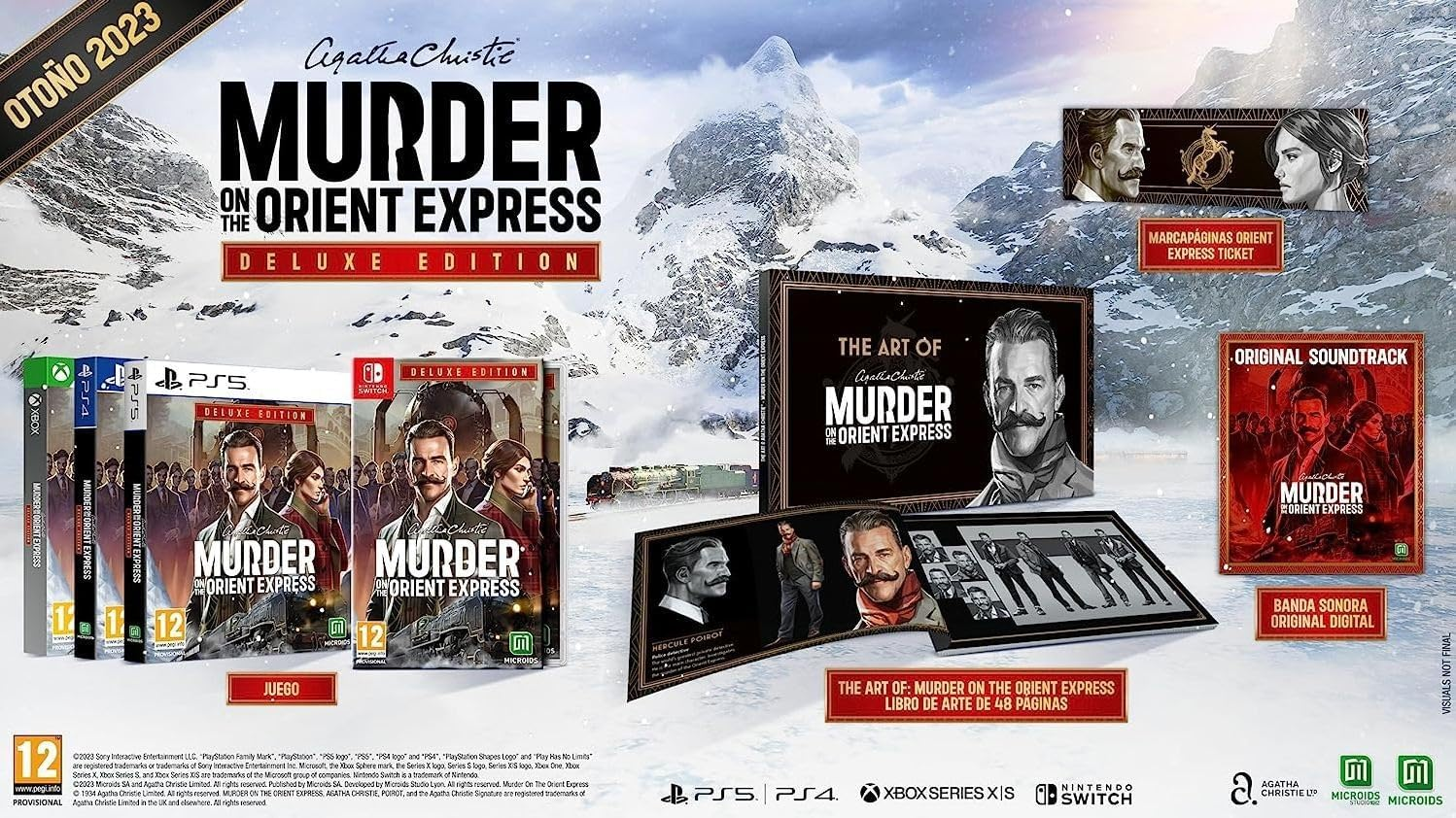 Microids Agatha Christie: Murder on the Orient Express (Deluxe Edition) Playstation 5 Game image number 3