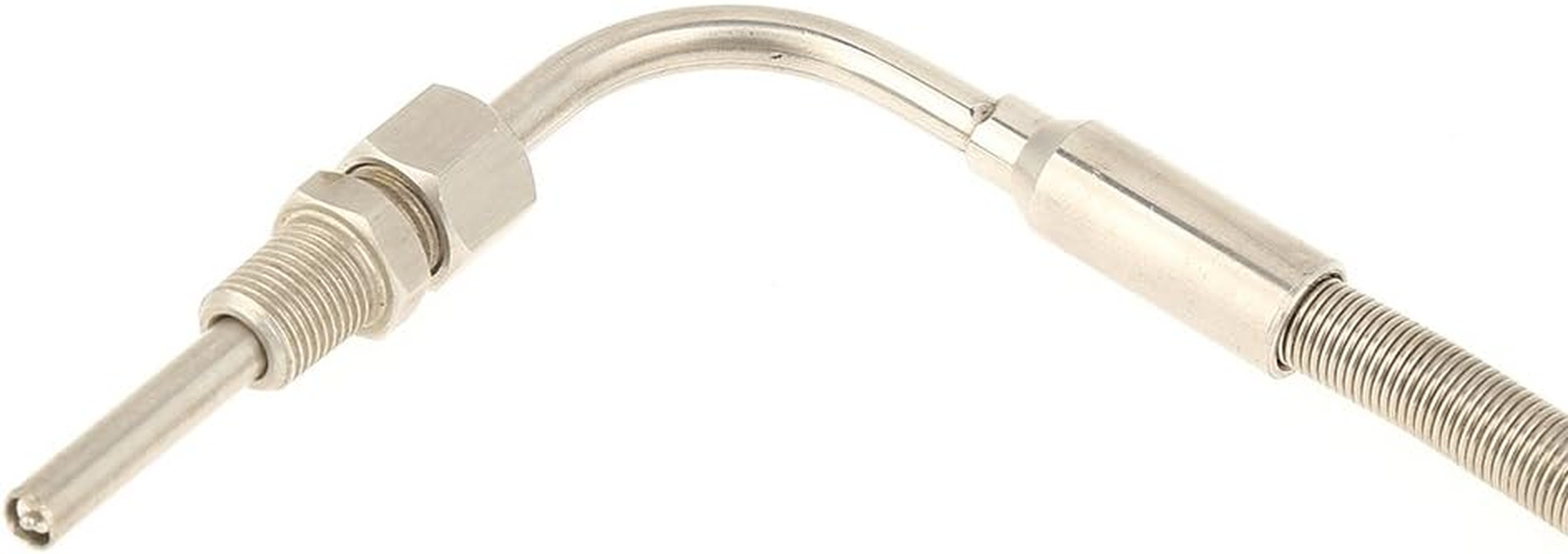 1/8 EGT K-Type Thermocouple,Stainless Steel Probe Thermocouple Temperature Sensors Connector,Adjustable Pressure Lock Exhaust Gas Temp Probe Thermocouple image number 2