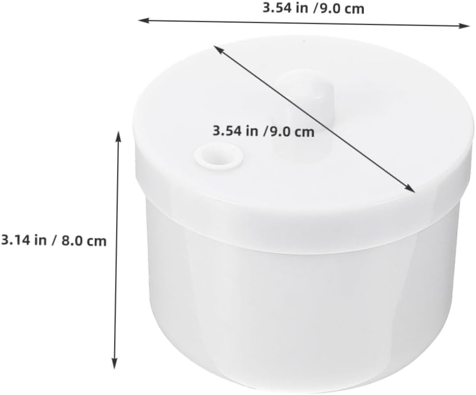 DECHOUS 3Pcs Nail Tool Cleaning Box Plastic Organizer Tray for Manicure Drill Bits Efficient Soaking and Drying Patterned Multipurpose for Home and Salon Use image number 2