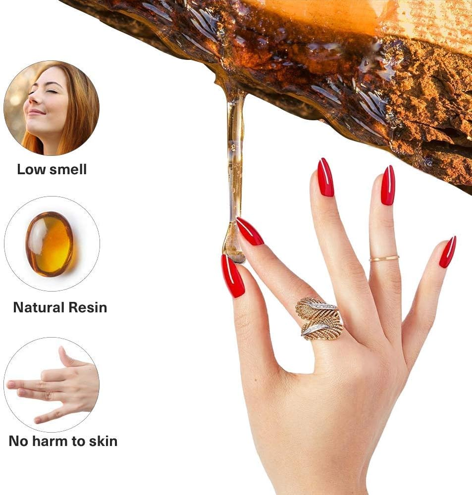 Vishine Gel Nail Polish15Ml Soak off UV LED Nail Gel Polish Nail Art Starter Manicure Salon DIY at Home - Deep Berry Purple 0.5 OZ image number 5