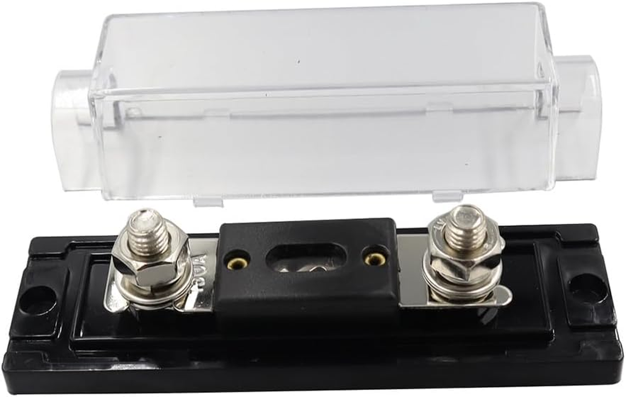 CLISPEED 4Pcs Fuse Holder Power Distribution Block 150A Amp Breaker Electrical Appliance Automotive Fuse Block Saxophone Key Felts Fused Distribution Block Erhu Accessories Terminal Car Abs image number 5