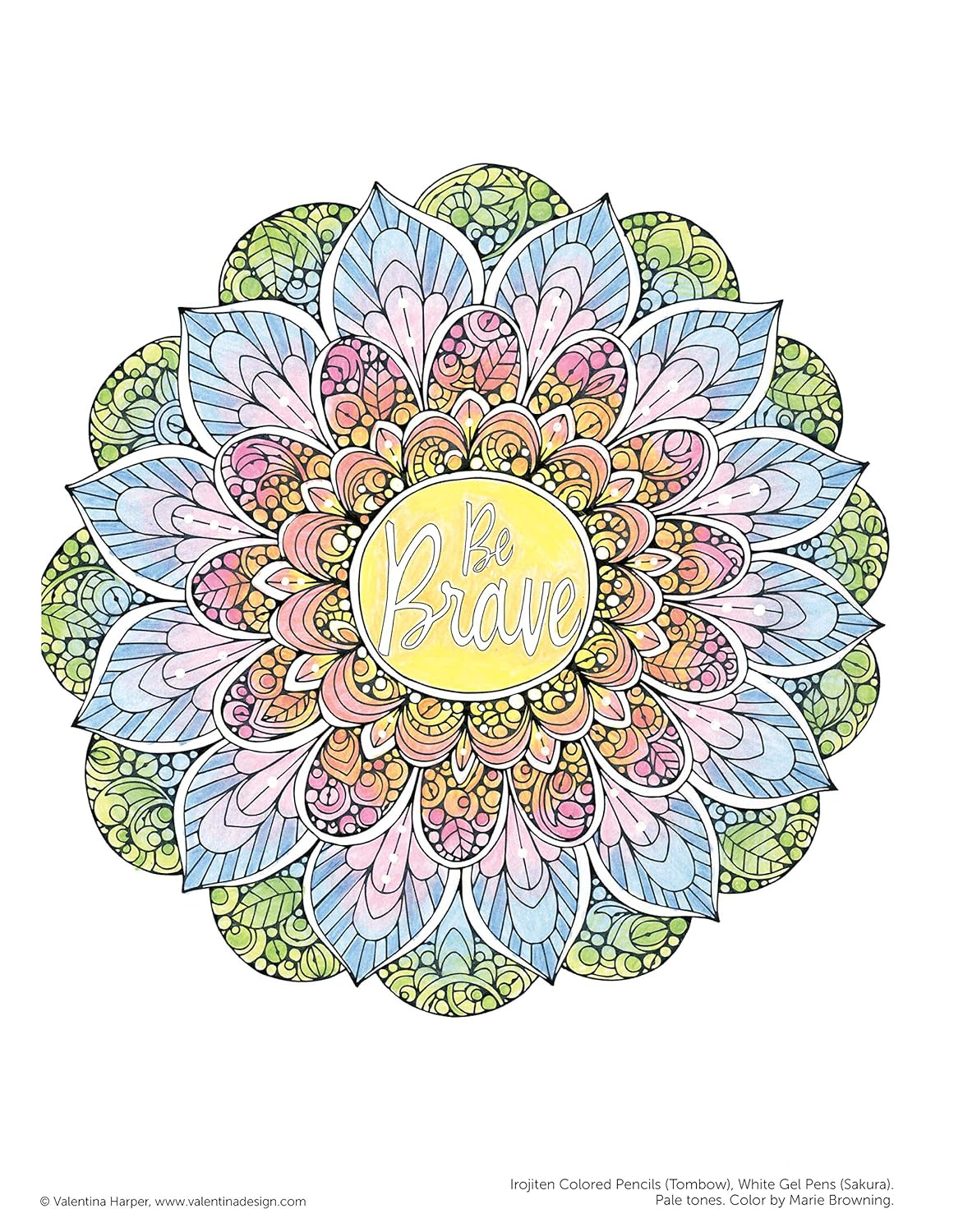 Creative Coloring Mandala Expressions: Art Activity Pages to Relax and Enjoy! (Volume 9) image number 6