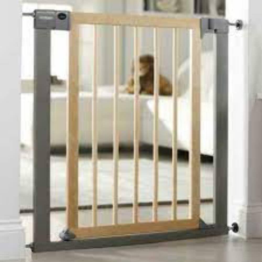 Sure Shut Deco Pressure Fit Safety Gate - 76-82 Cm (Wood and Metal) image number 6