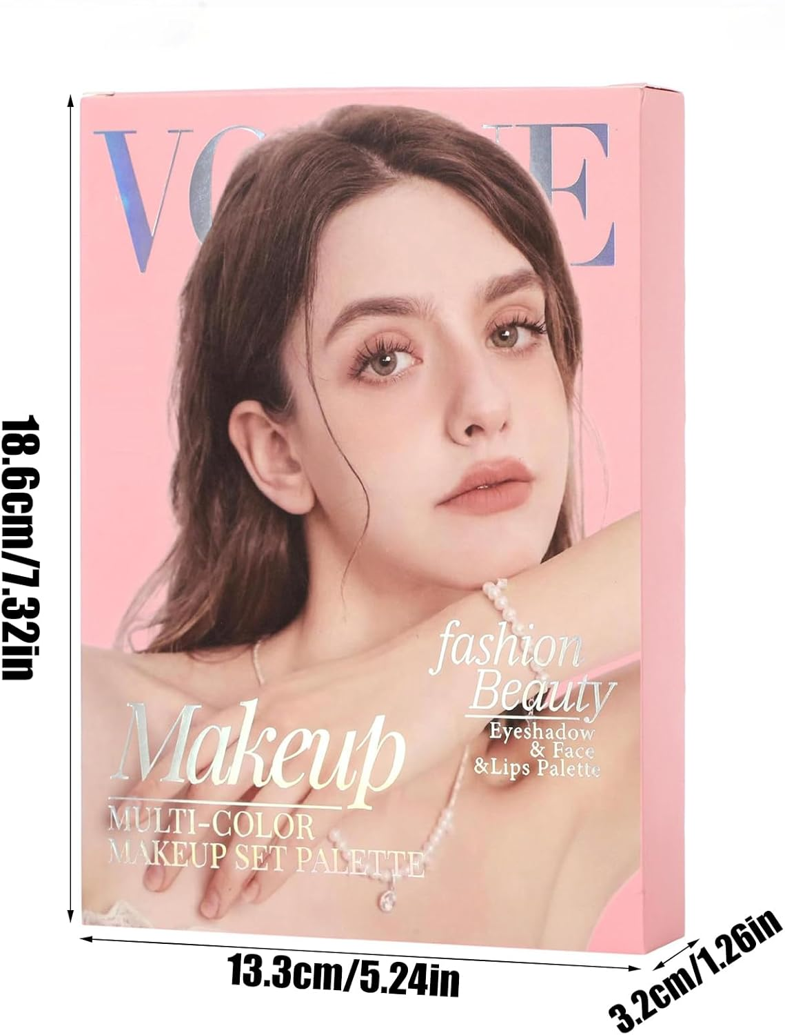 5-Layer Professional Makeup Palette, 67 Colors Book-Style Eyeshadow Palettes Cosmetics Kit for Women, All In-1 Makeup Palette with Eyeshadow Lipstick Highlighter Contour image number 4