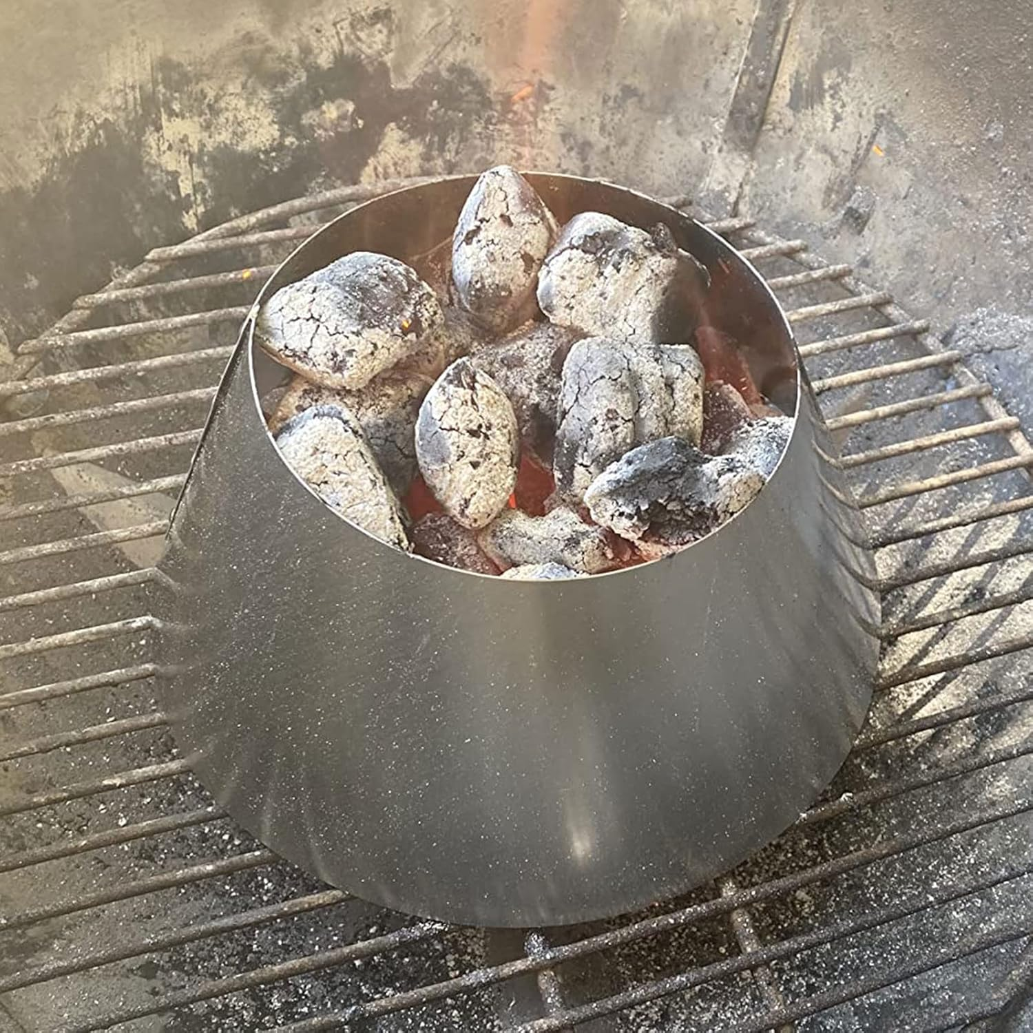 BBQ Stainless Steel Whirlpool Fit for Weber Kettle WSM Smokey Mountain AMD XL Kamado Big Green Egg Grill image number 3