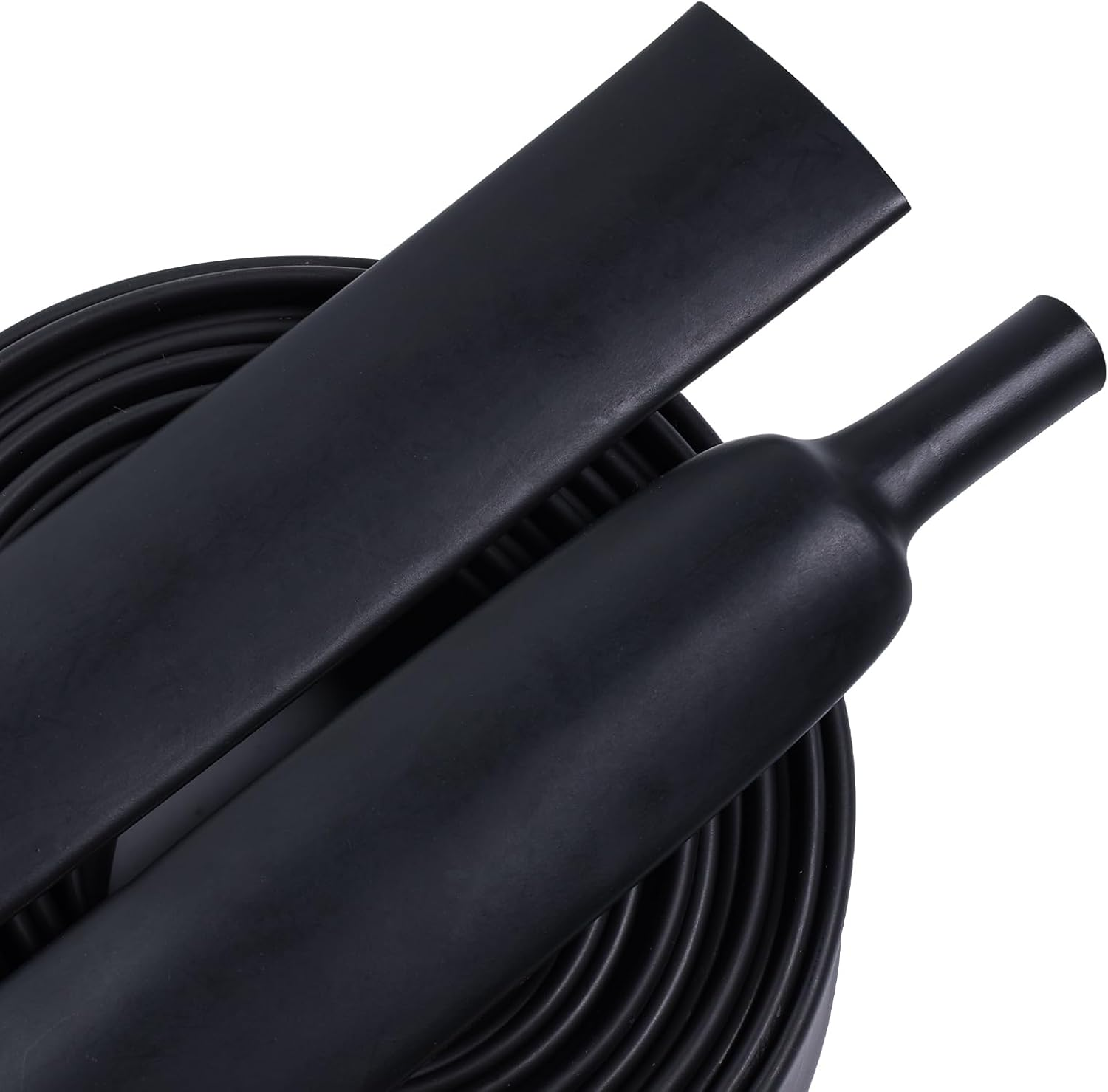 Uexplore-Oz 4:1 Heat Shrink Tubing - Marine Grade Waterproof Dual Wall Adhesive Lined Insulation Wrap, Heat Shrink Wrap Cable Sleeve for Industrial Home Improvement (Black, 16Mm-3M) image number 1