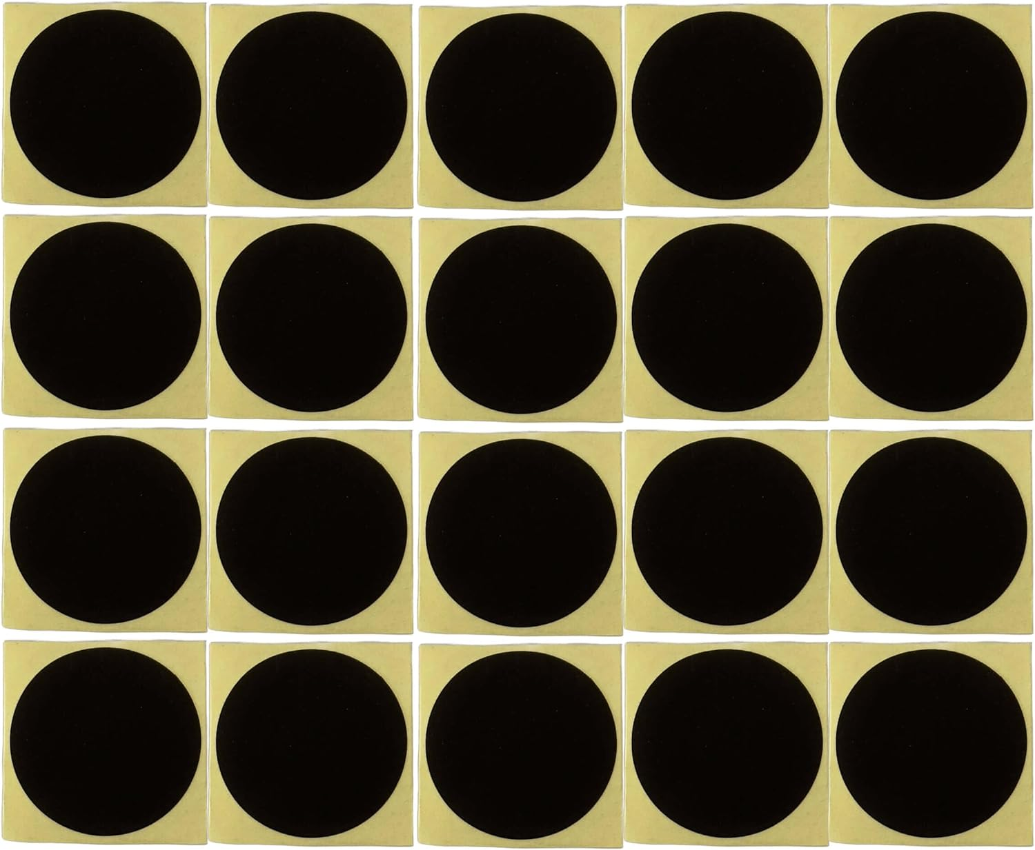 Round Match Striker Paper, Adhesive Backed Pure Black Striker Paper, 1.5 Inch Circle image number 4