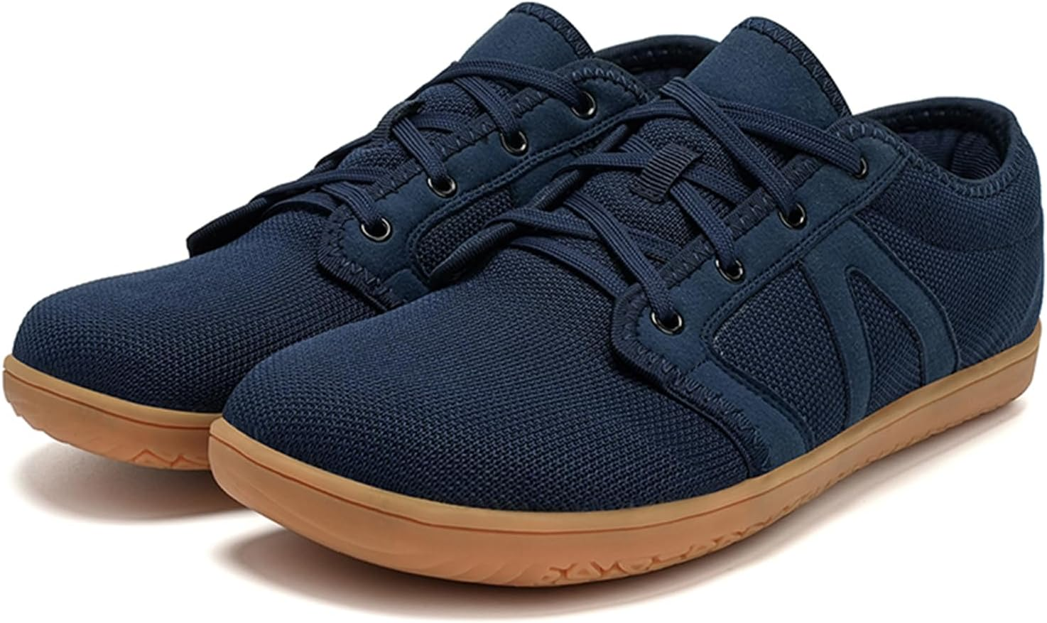 FLIOZY Men'S Fashion Wide Minimalist Barefoot Casual Walking Lace up Shoes Trail Runner Sneakers image number 6