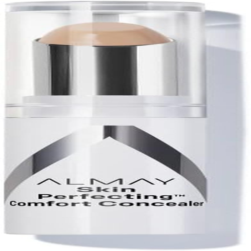 Almay Skin Perfecting Comfort Concealer, Face Makeup, Full Coverage, Natural Looking Finish, Cruelty-Free, Hypoallergenic, Dermatologist Tested, 160 Medium, 1 Count