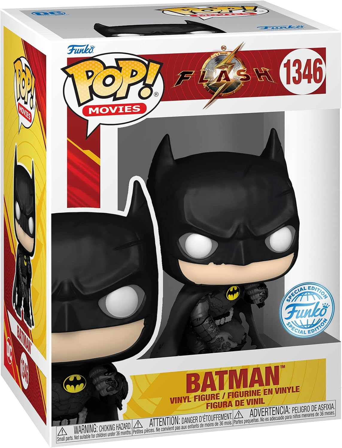 Funko Pop! the Flash (2023) Batman (Battle Damage) Vinyl Action Figure