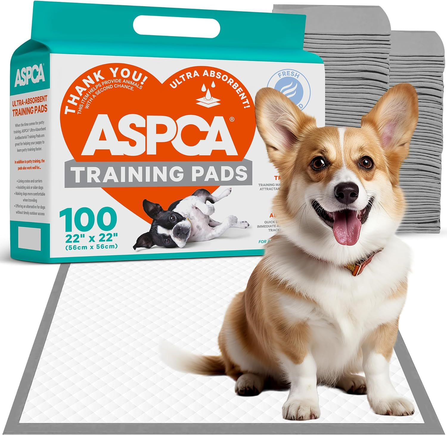 ASPCA AS62930 Dog Training Pads, Pack of 100 image number 4