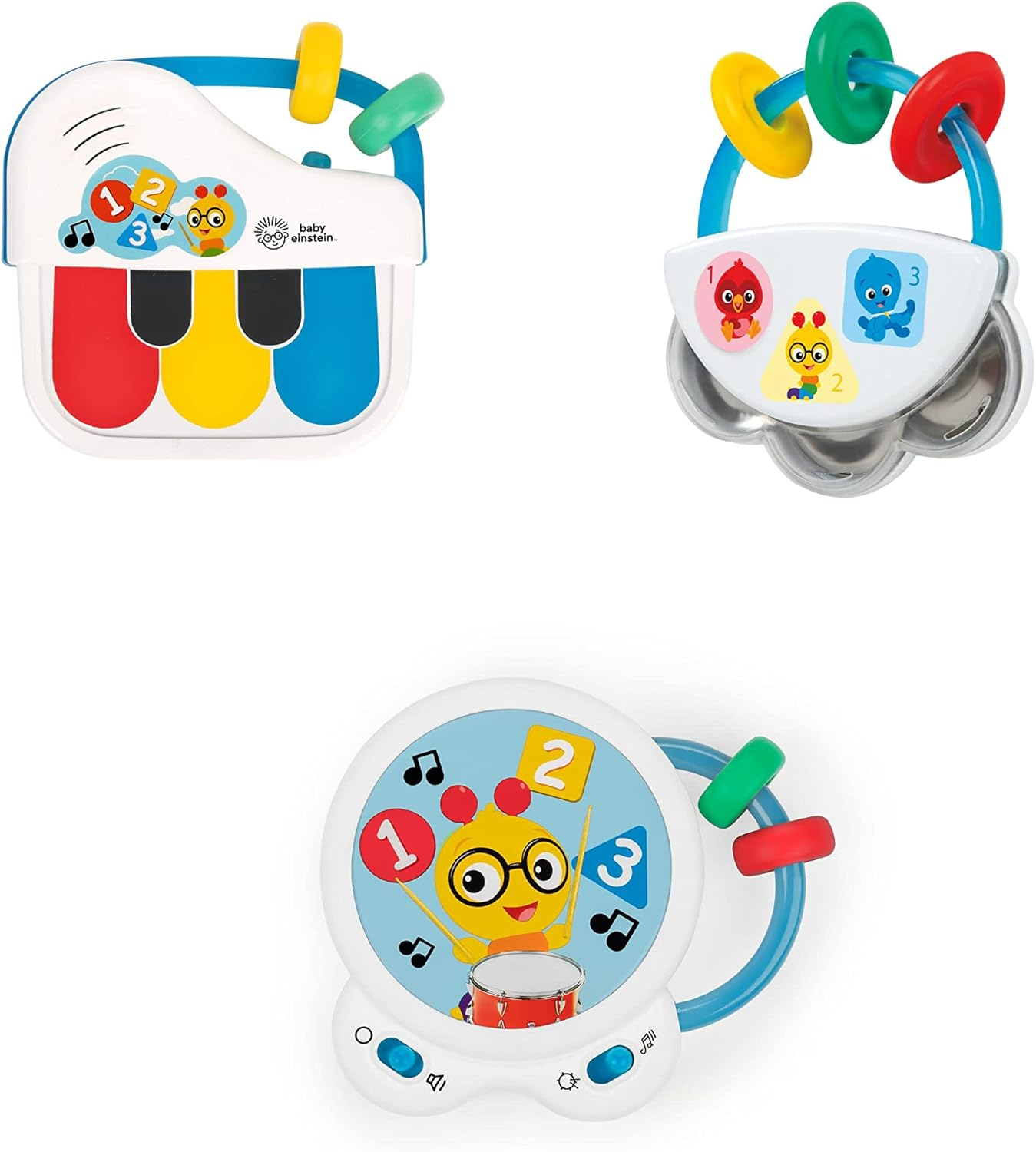 Baby Einstein Small Symphony 3-Piece Musical Toy Set, Ages 3+ Months, for Boy or Girl image number 4