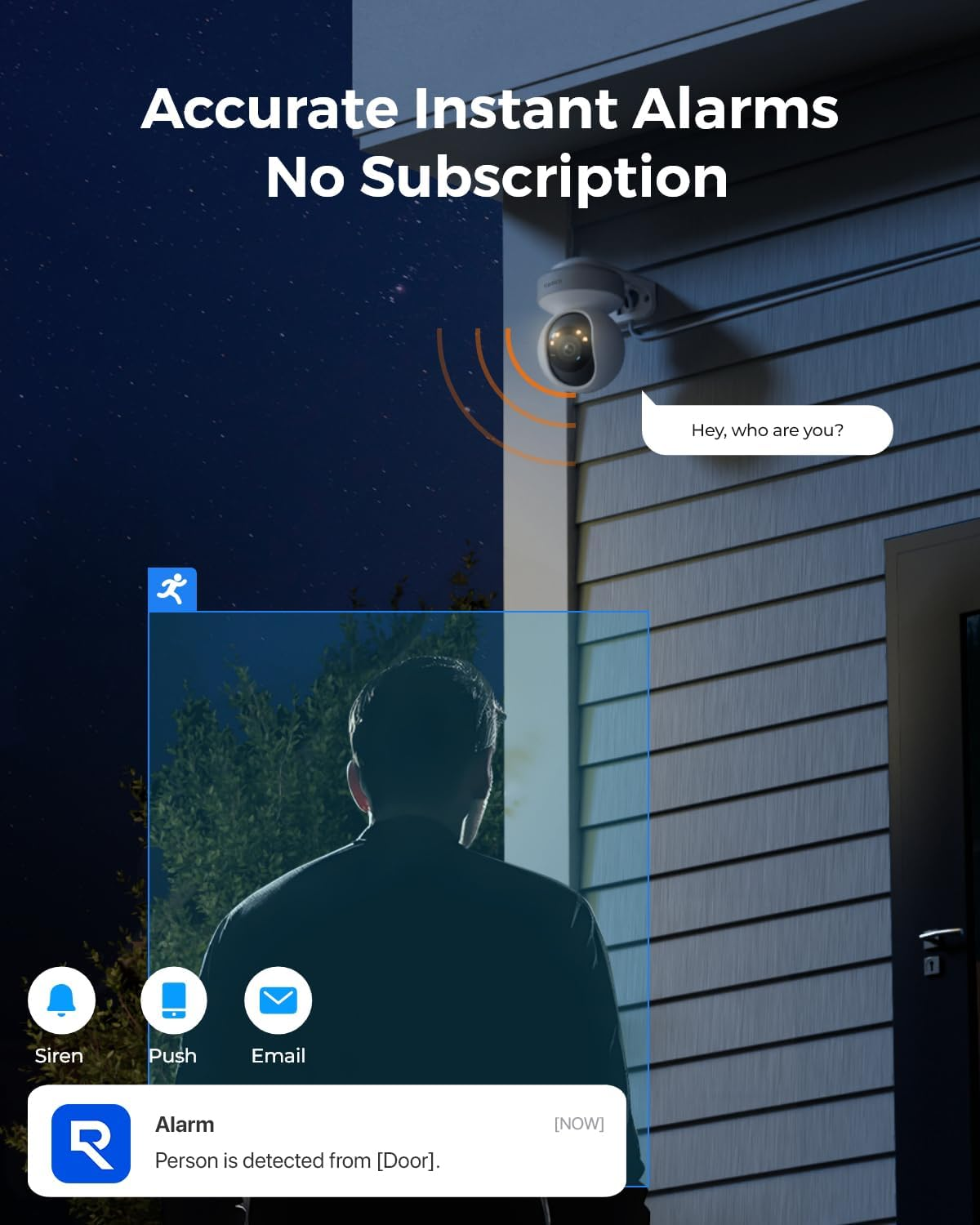 Reolink 4K Security Camera System with PT Auto-Tracking, 355&deg;Pan 50&deg;Tilt, 4K Poe Cameras Home Surveillance Wired Outdoor, Smart AI Detection, Spotlights & 2-Way Talk, 8CH NVR 2TB HDD, RLK8-800PT4 image number 4