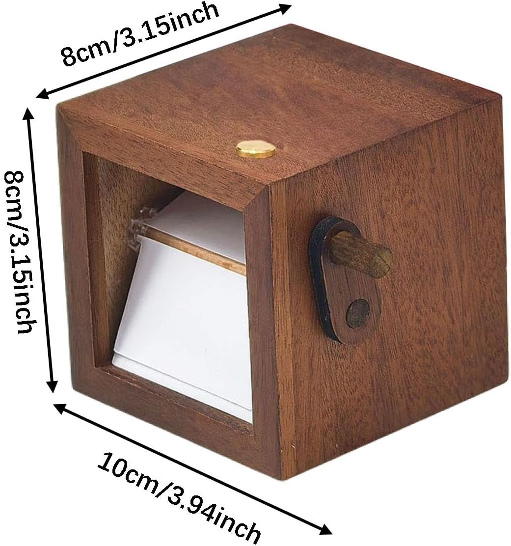 Manual Photo Album, Picture Flip Book, Unique Gift, DIY, Elegant Hand Crank Animation Machine for Anniversary, Mother'S Day, Birthday, 16 Pages, as Described image number 1