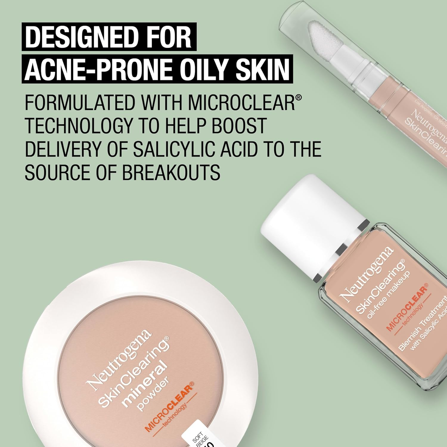 Neutrogena Skinclearing Mineral Powder 0.38 Oz.