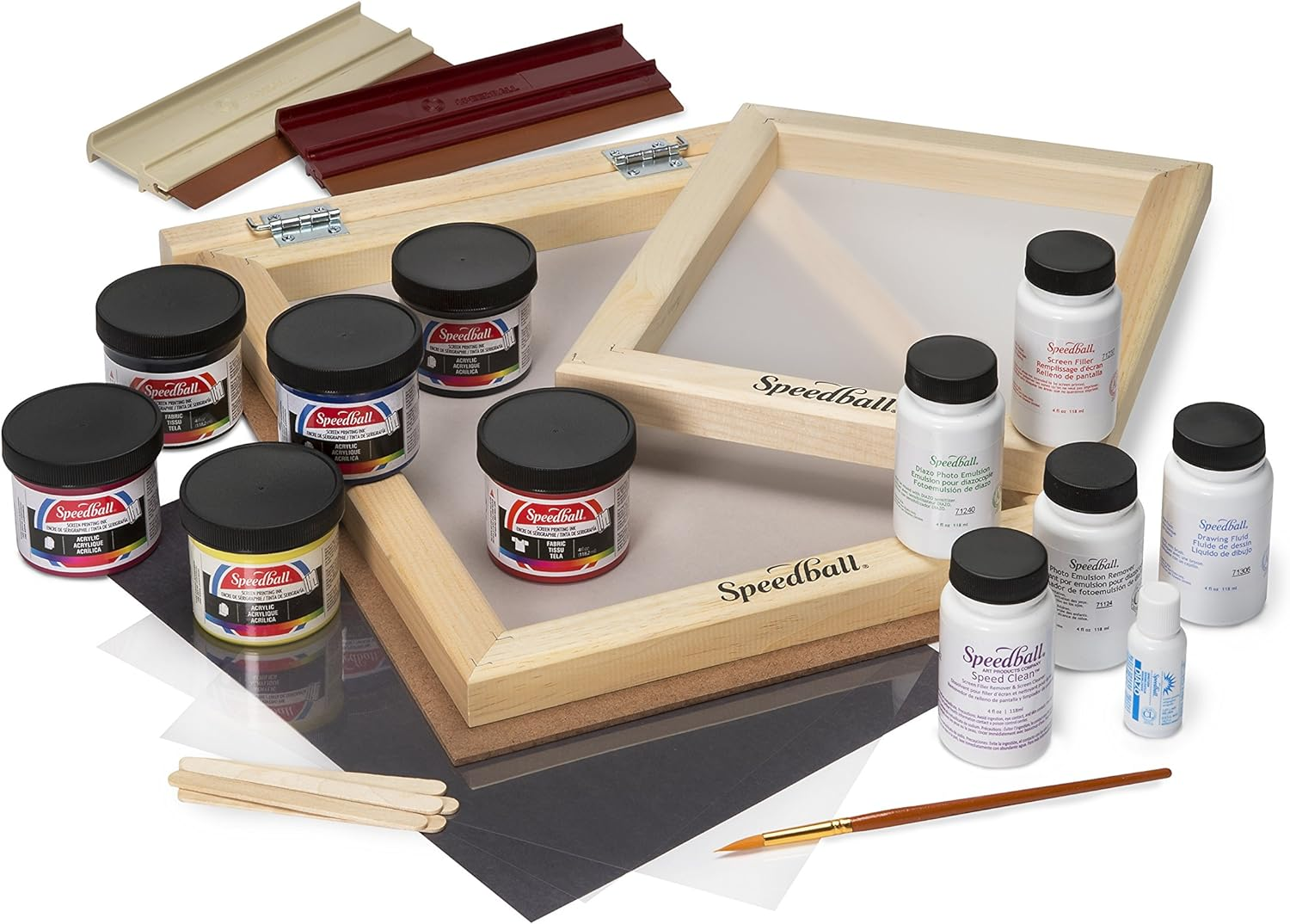 Speedball Screen Printing Intermediate Deluxe Kit, Multicolor image number 1