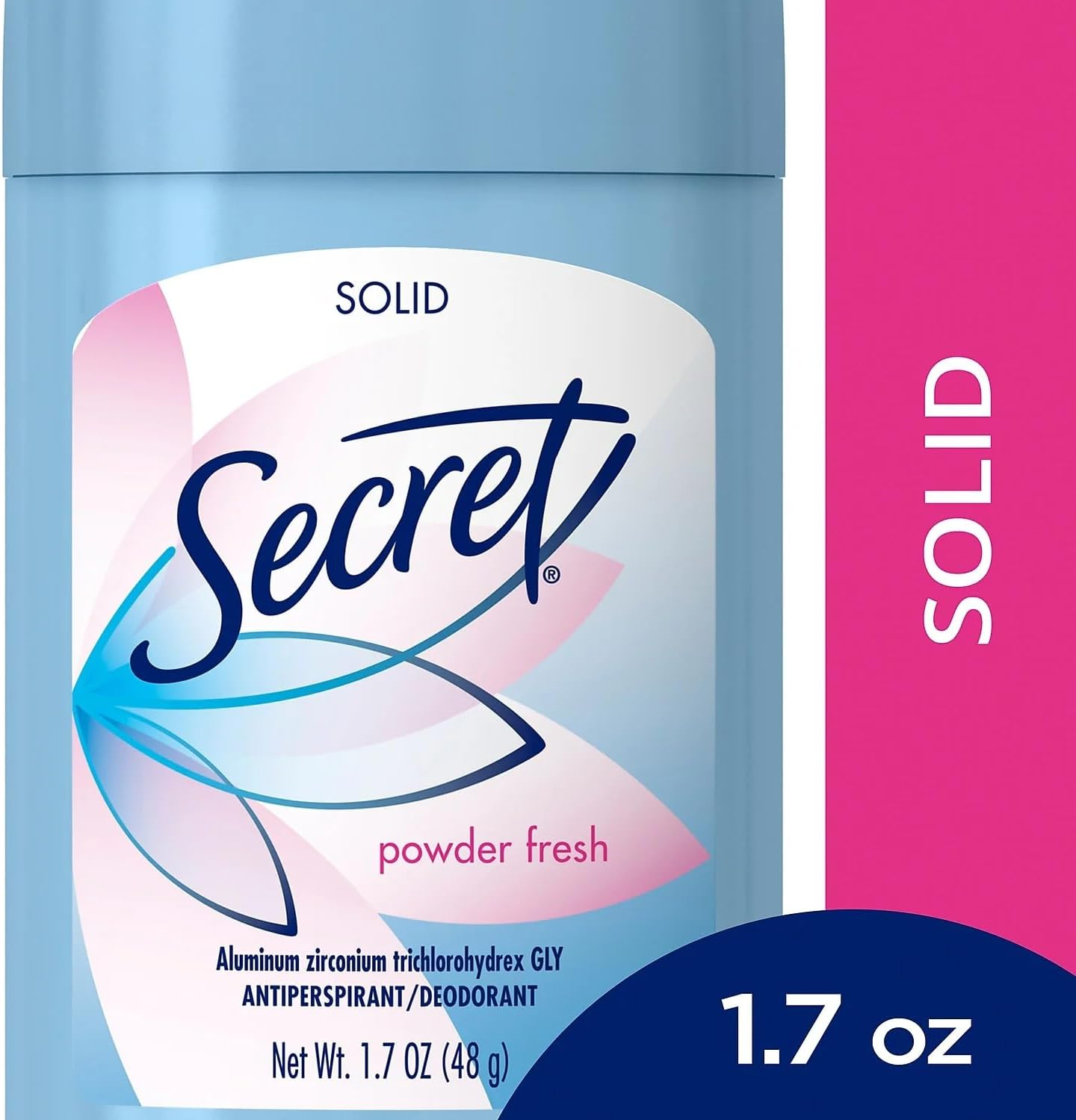Secret Wide Solid Antiperspirant and Deodorant, Powder Fresh - 50Ml (Pack of 6) image number 4