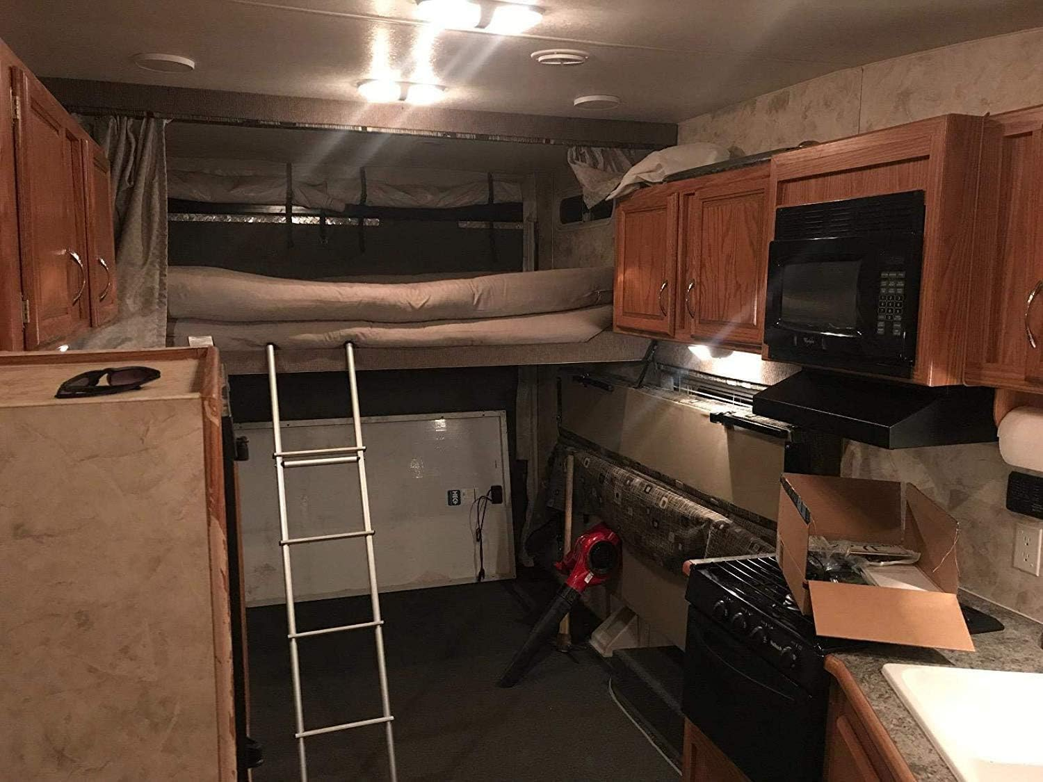 Blyilyb 6-Pack BA15D 1142 1004 Non-Polarity Warm White LED Bulbs Replacement Lamps DC 12V Interior RV Camper Trailer Lighting Boat Yard Light Tail Bulbs image number 5