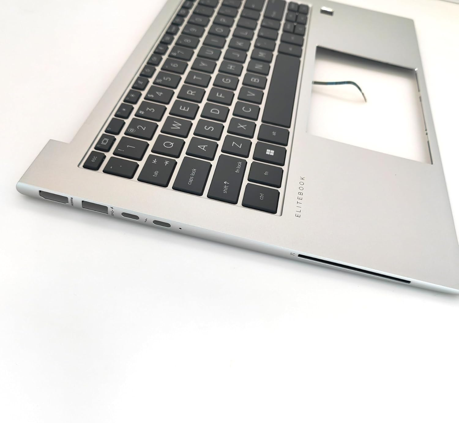 Replacement Upper Case Palmrest for HP Elitebook 840 845 G9,Elitebook 840 845 G10 Series Laptop with US Layout Backlit Keyboard Assembly N45442-001 N09058-001 Silver image number 1