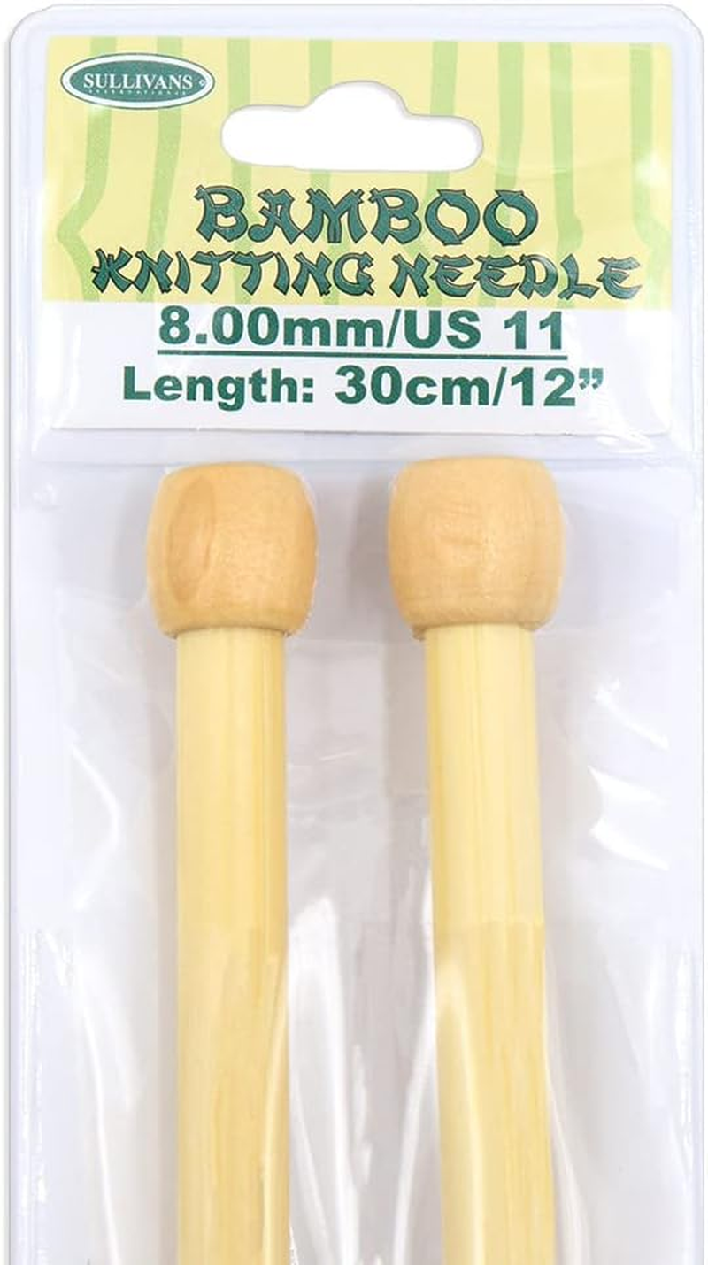 Sullivans Bamboo Knitting Needles, 30 Cm X 8 Mm Size image number 4