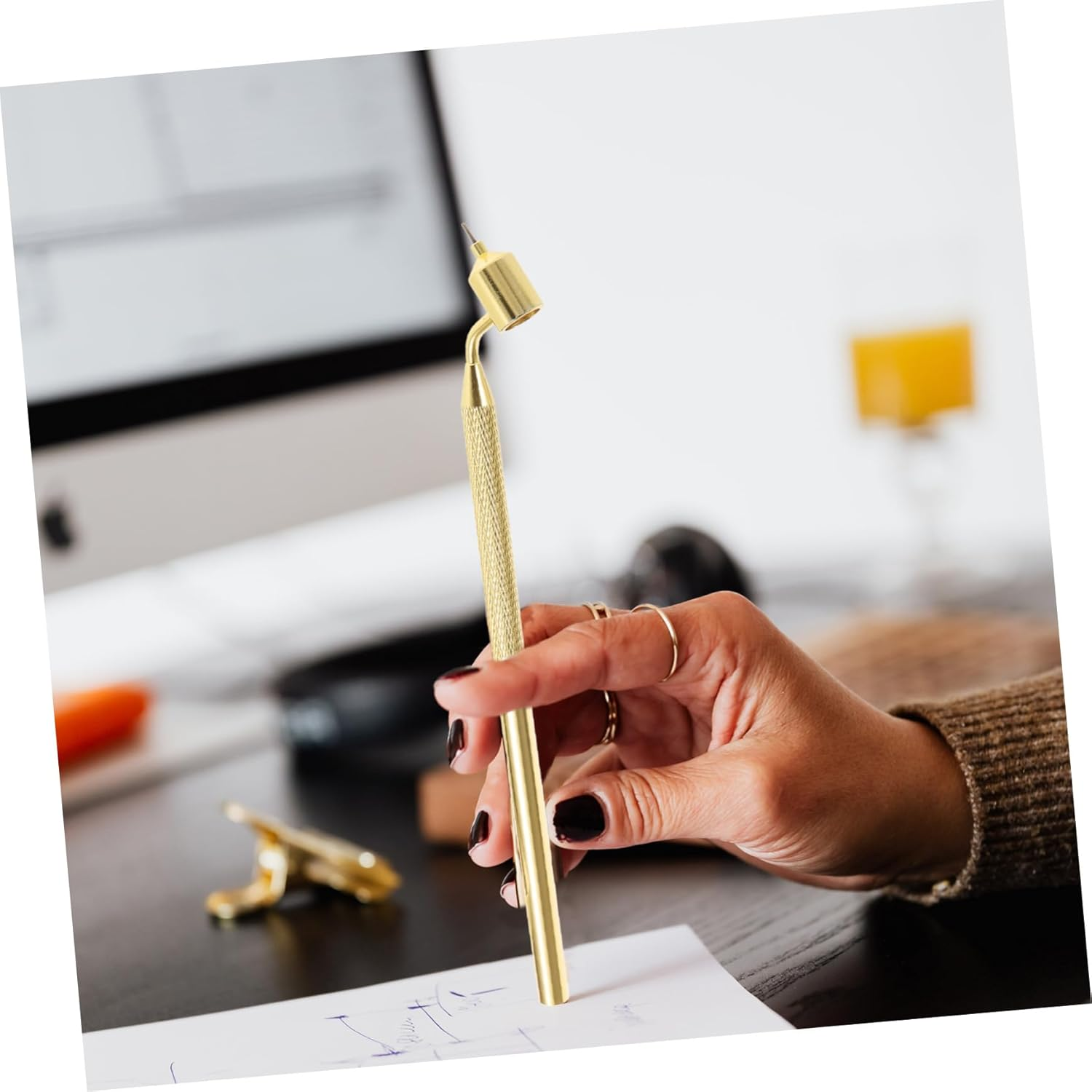 Drawing Pen Fluid Writer Pen Portable Paint Applicator for Drawing Writing image number 4