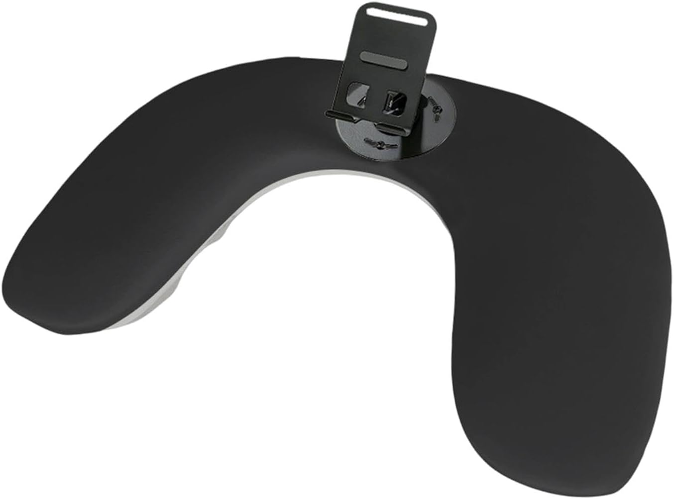 Folpus U Shape Arm Rest, Detachable with Phone Holder, Sturdy Support Portable Hand Rest for Nail Technician Nail Salon Supplies, Black image number 6