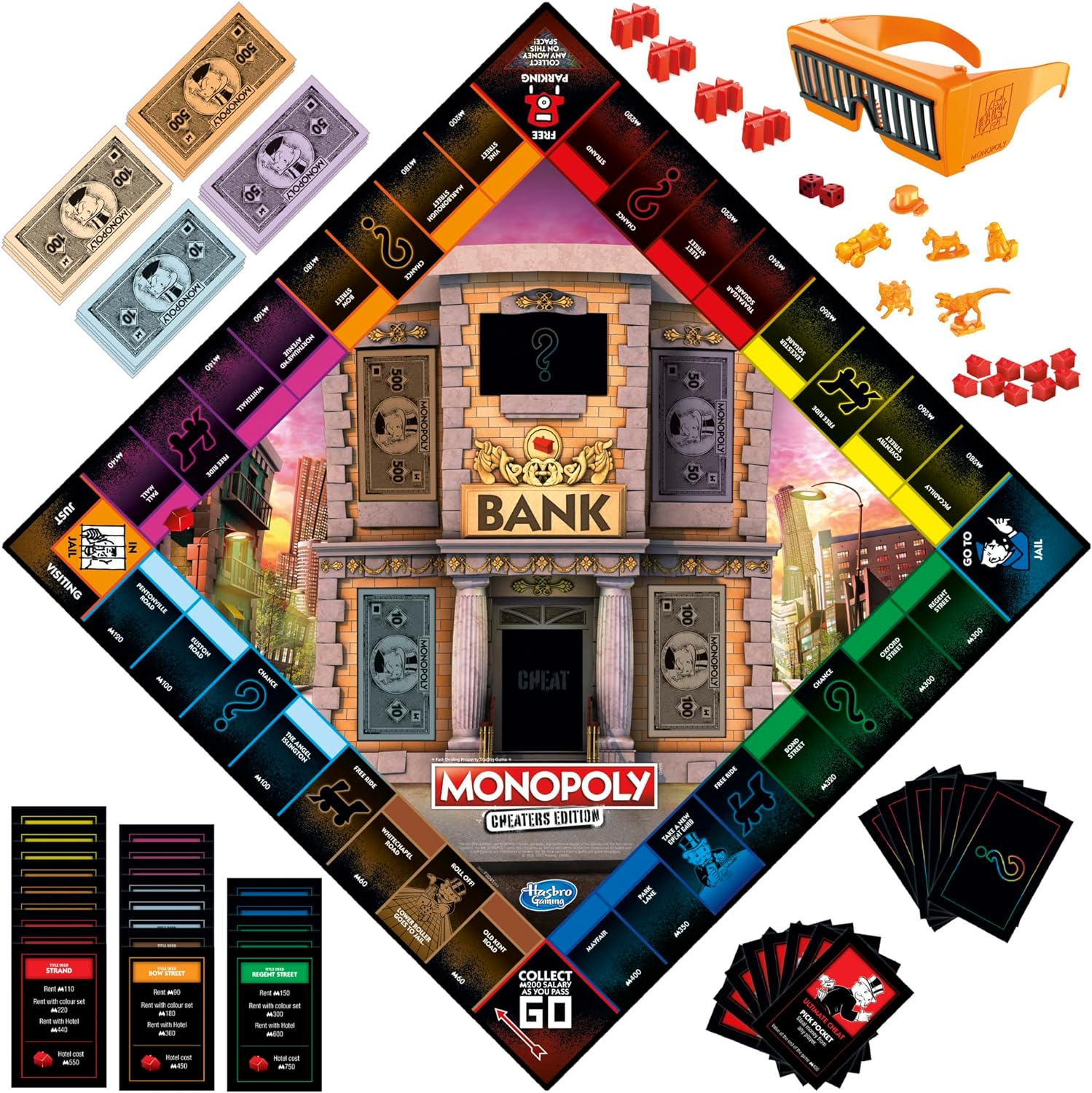 Monopoly Cheaters Edition Board Game for Families and Kids, Family Game for 2-6 Players image number 4
