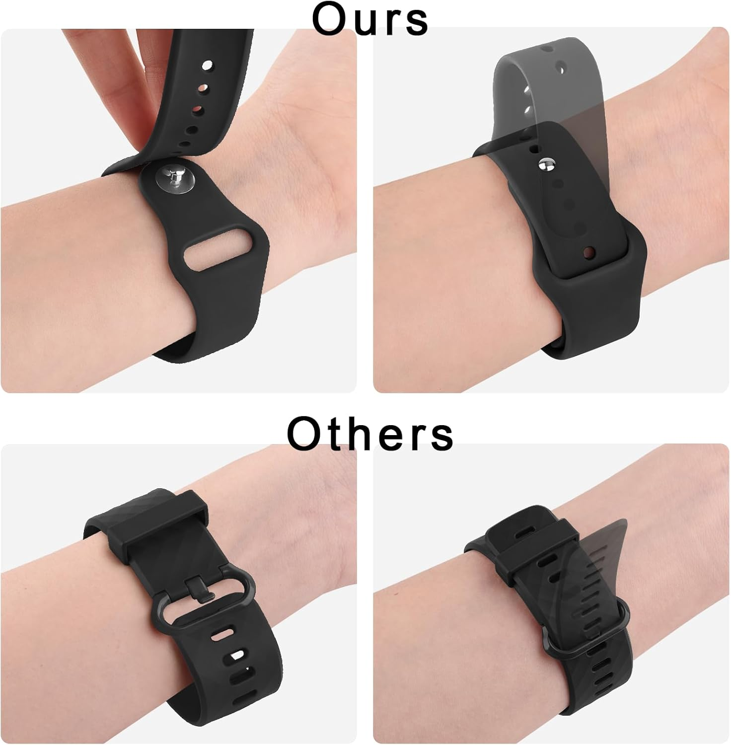 Silicone Band Compatible with Fitbit Charge 4 Bands for Women Men, Soft Classic Sport Replacement Wristbands Straps for Fitbit Charge 4 / Fitbit Charge 3 Accessories