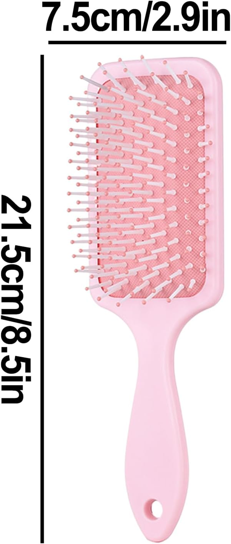 Square Hair Brush,Wet Paddle Brush - Soft Flexible Bristles, Scalp Massage, Styling Tool for Women Men Thick Thin Long Short Wet Dry Hair image number 5