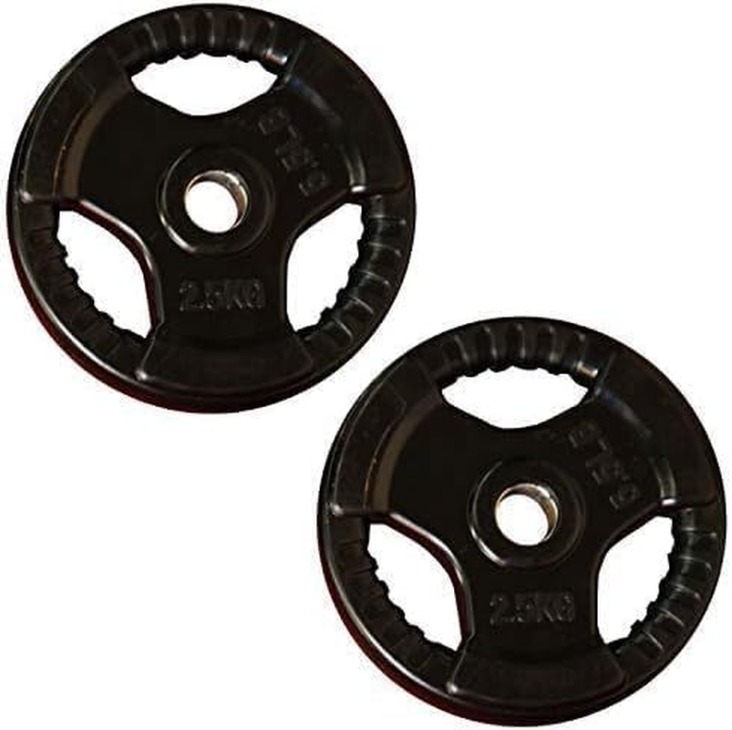 Standard Weight Plate for Dumbbell and Barbell - Premium Quality Weighted Rubber Coated Plates Gym Equipment Accessories Body Building, Weightlifting, Crossfit, Fitness & Sports image number 4