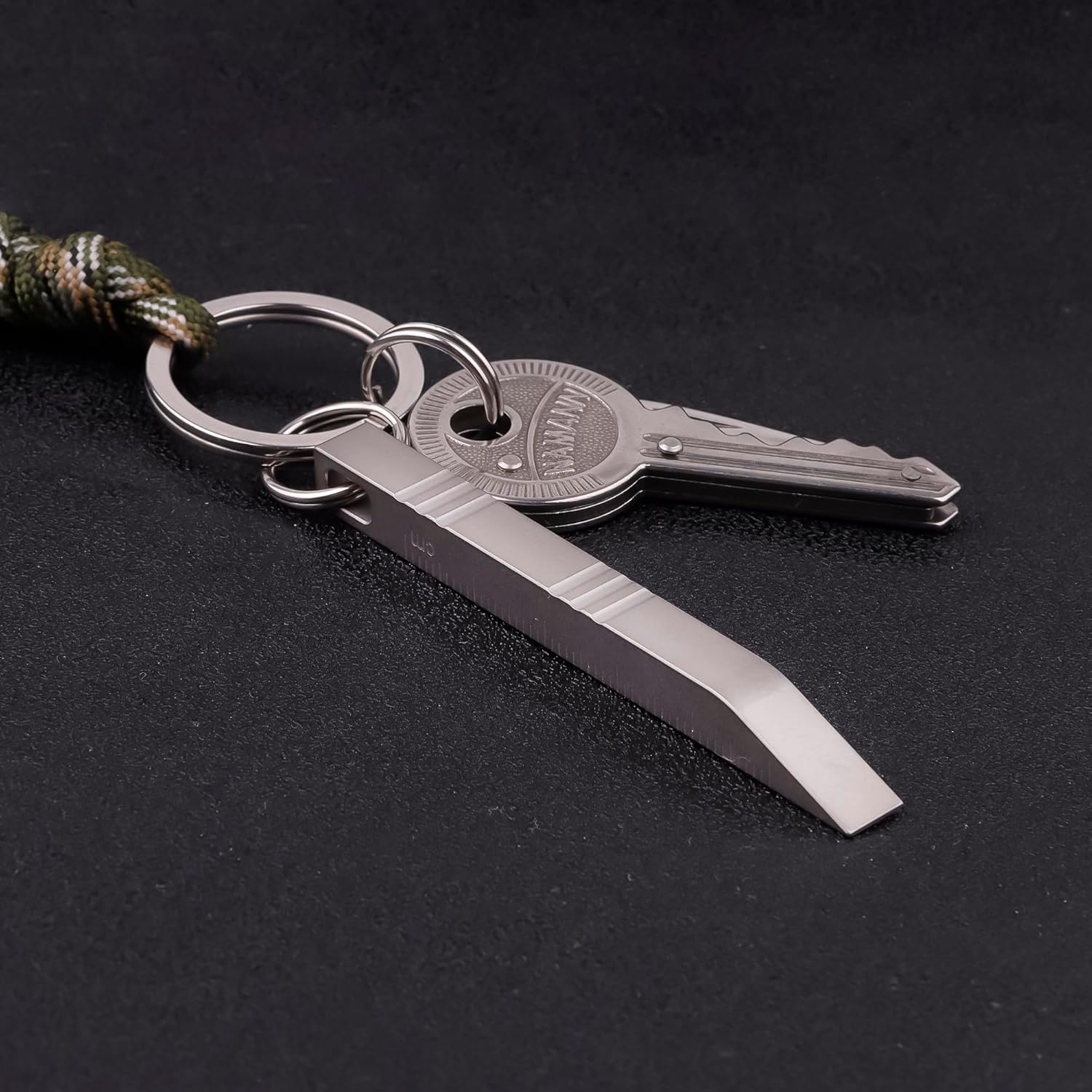 Hamans Mini Titanium EDC Lever Pocket EDC Tool Gadget Keychain Tool Opener Driver, LQG01 image number 6