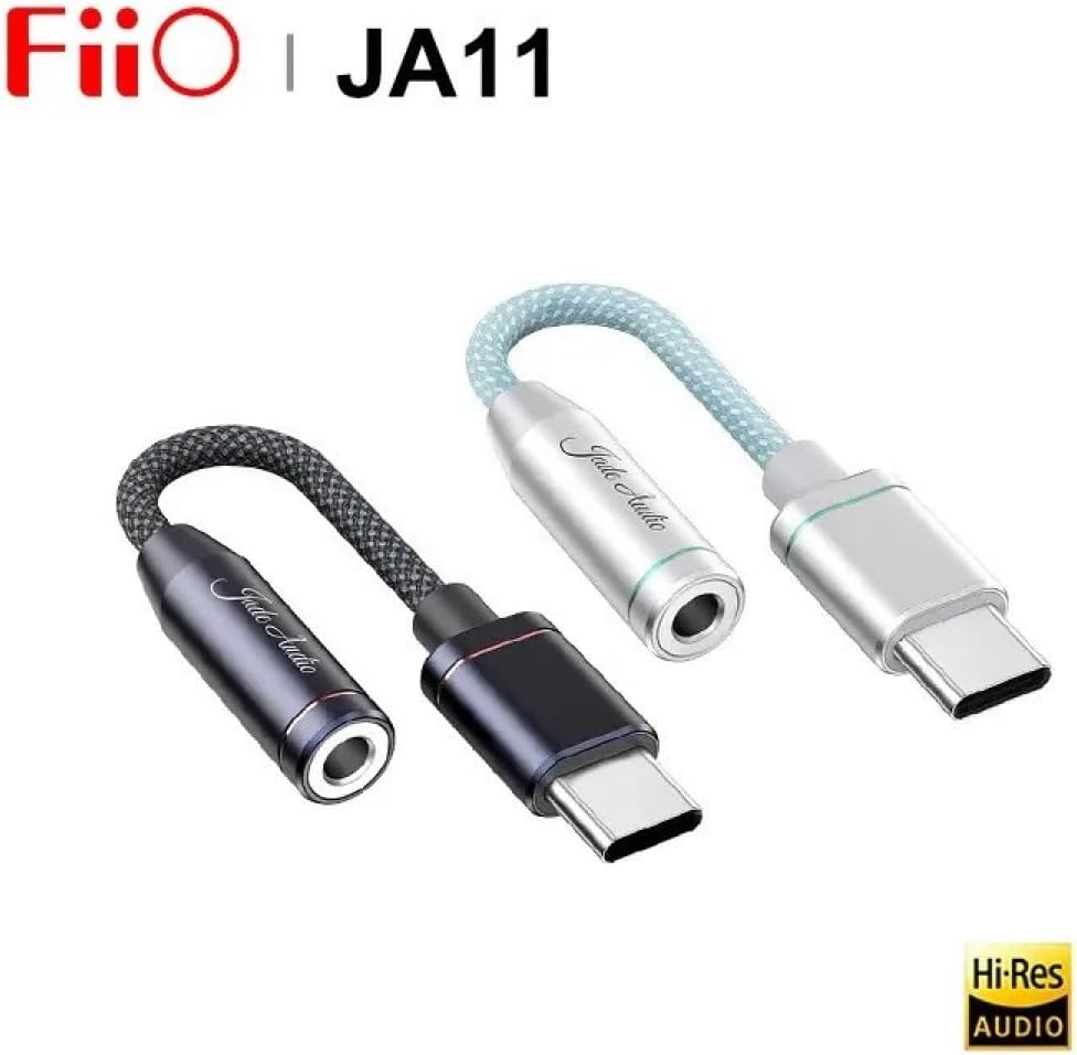 Fiio Jade Audio JA11 Dongle DAC and Headphone Amp (Silver) image number 2