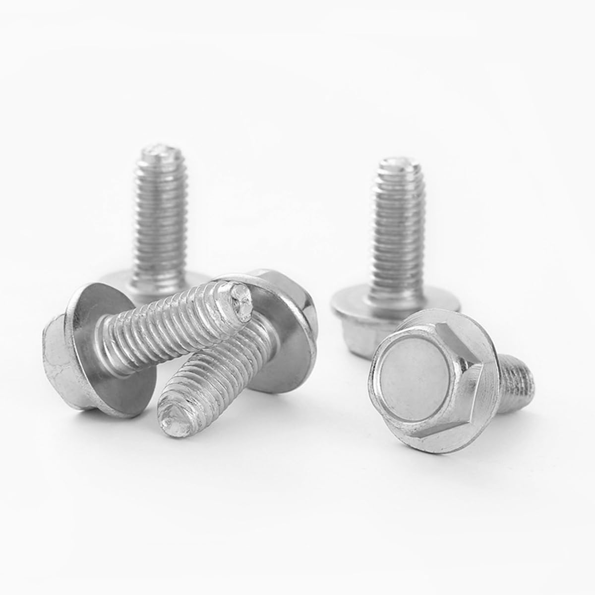 14PCS Differential Cover Bolt, M8 1.25 X 20Mm 8.8 Carbon Steel Auto Bolt Kit, Rear Ends Metric Threads Hex Head Flange Screw Set, Car Accessories Differential Bolts Replacement