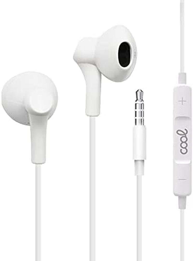 3.5Mm Cool Stereo Headphones with White Microphone