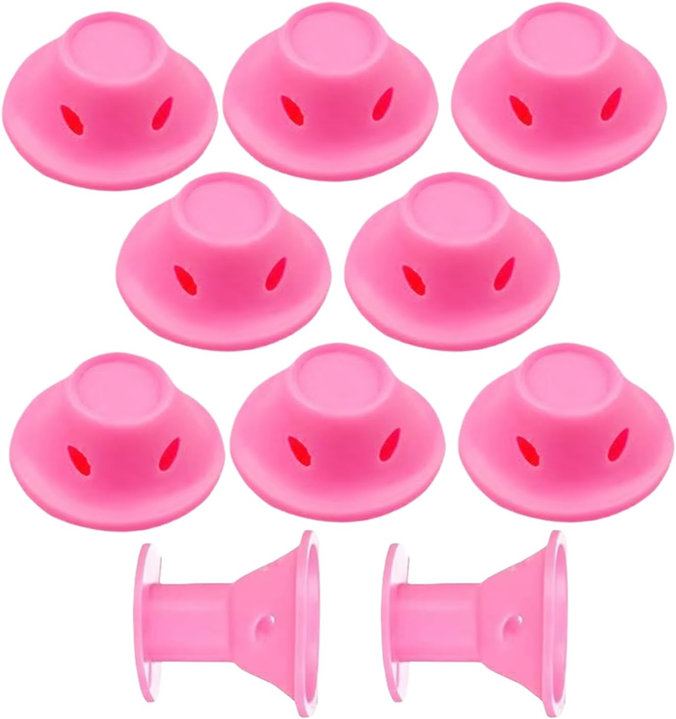 Heatless Curlers | No Heat Overnight Hair Curler - Set of 10 No Heat Curls for Overnight, Sleeping Hairdressing Curling Tools