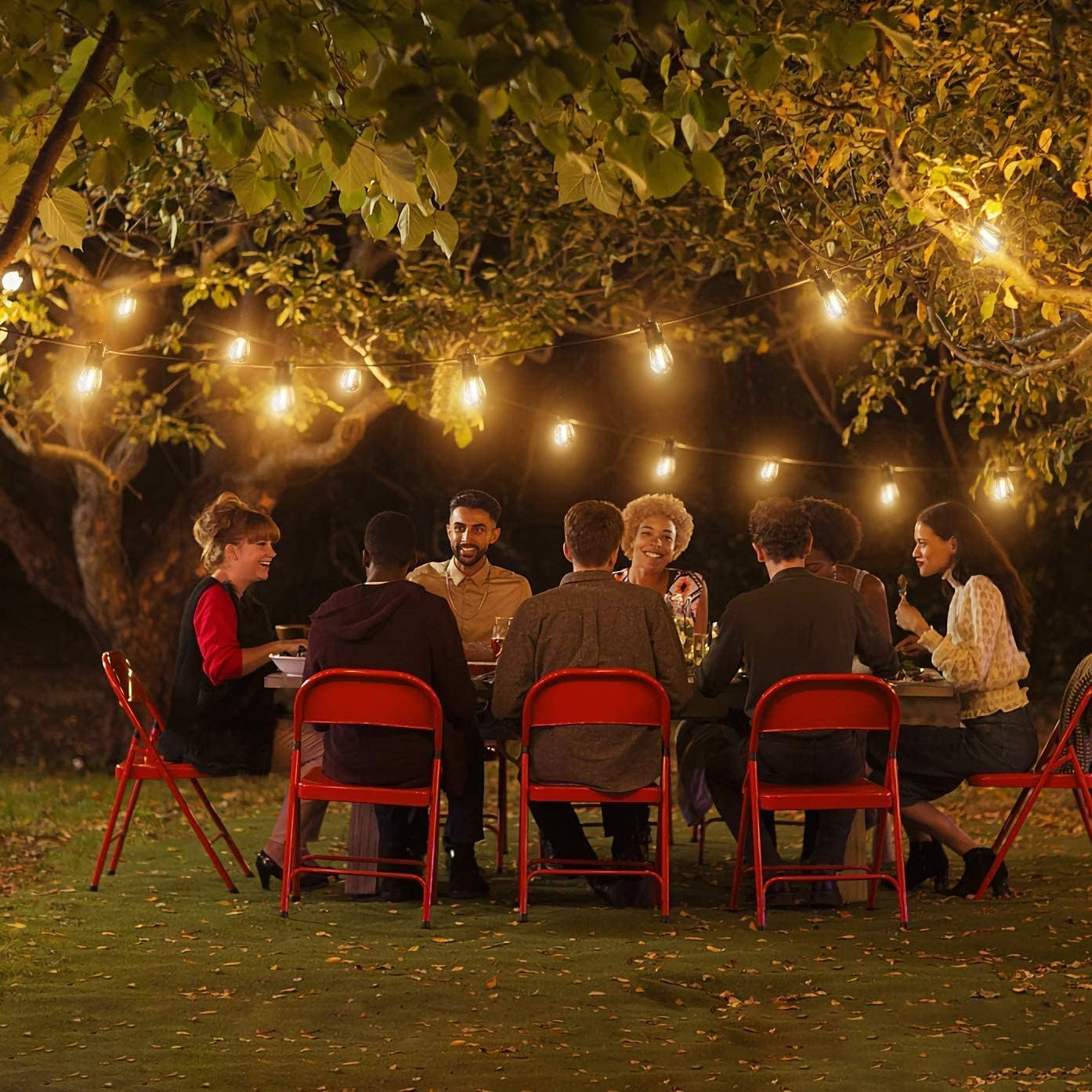 Quntis Shatterproof S14 LED Lights Replacement Bulbs 4Pack Waterproof String Lights Bulb for Outdoor Patio String Lights Replacement image number 2