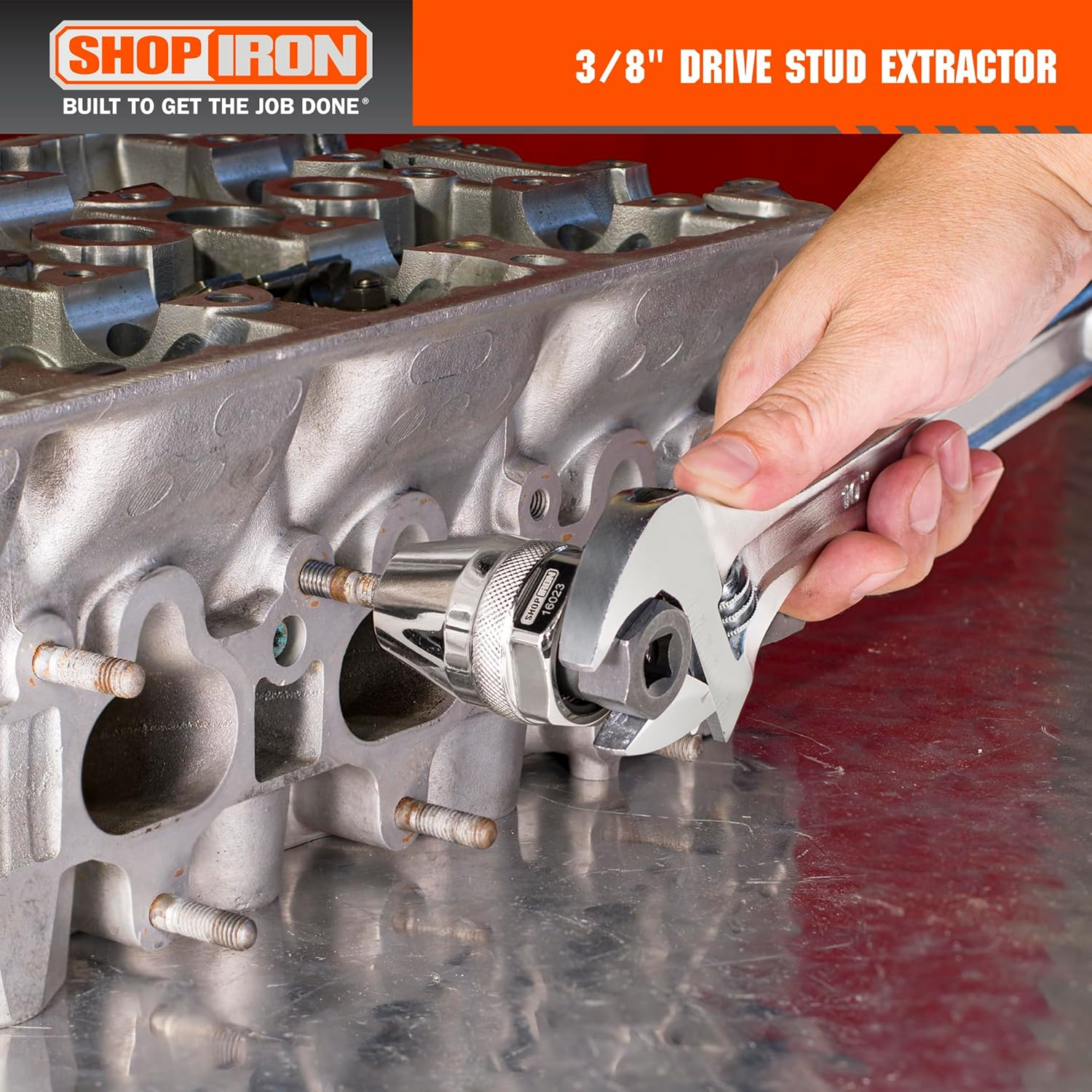 Shop Iron 16023 3/8" Drive Damaged Bolt and Stud Extractor | Works on 1/4-Inch to 1/2-Inch Studs image number 1