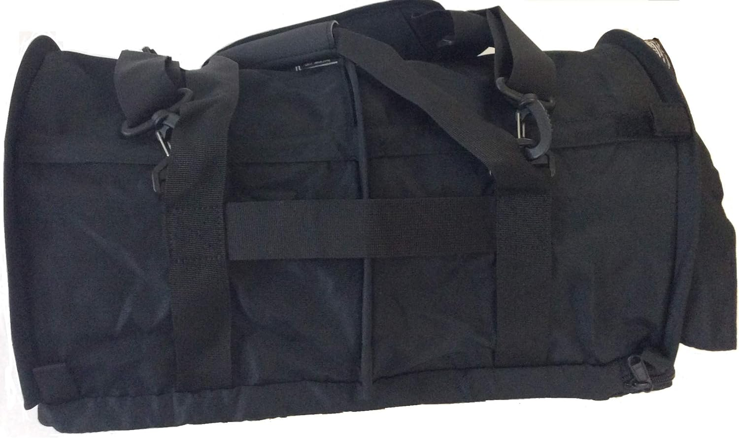 Sturdibag Small Pet Travel Carrier: Flexible Height for Cat and Dog Soft Sided with Safety Clips and Seatbelt Straps | Black, 18" X 10" X 10" (PN: SB1-PRO-BL) image number 2