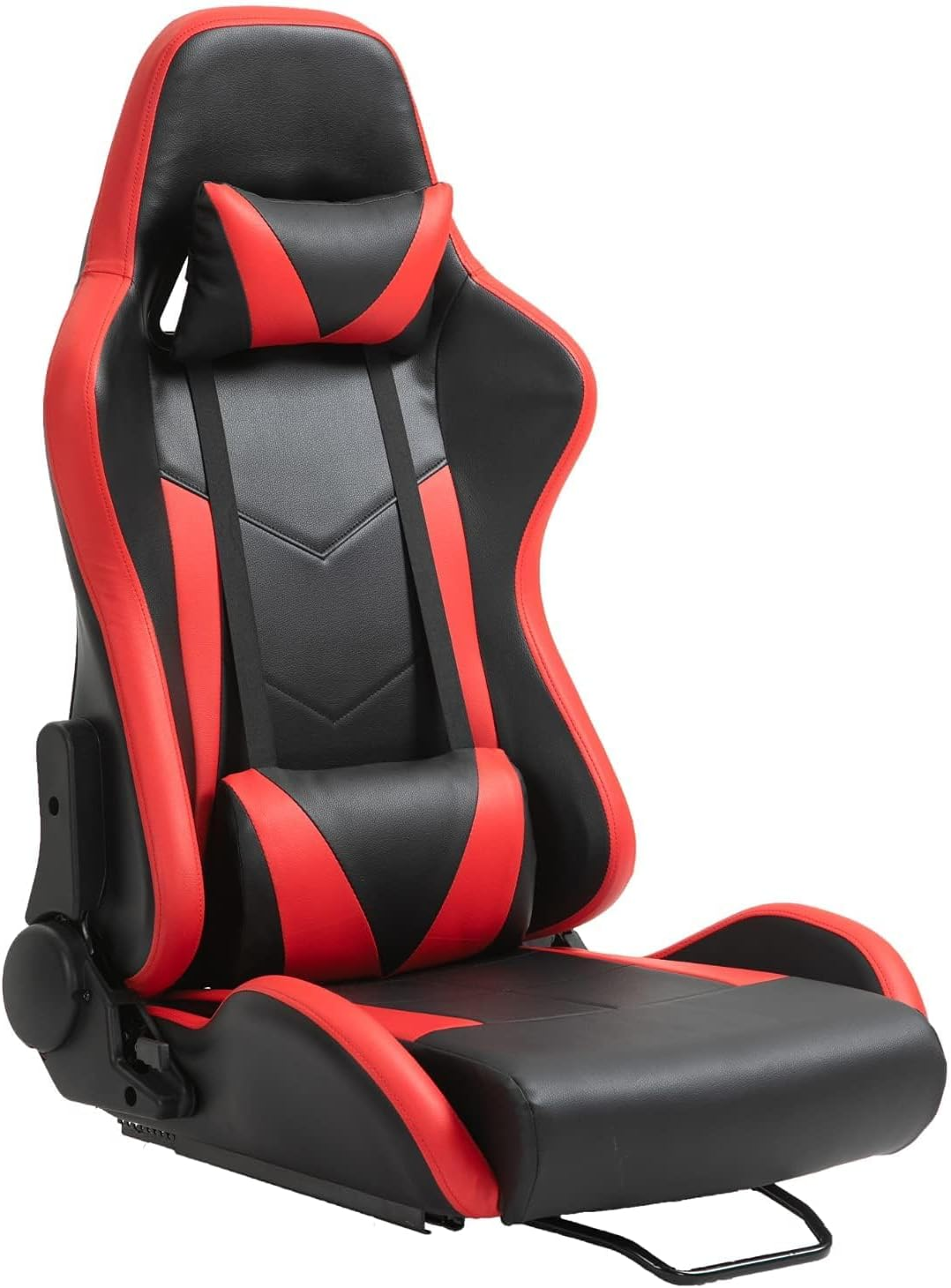 Dardoo Racing Seat with Double Lock Slip for Racing Wheel Stand Cloth Red with Installed Parts image number 3