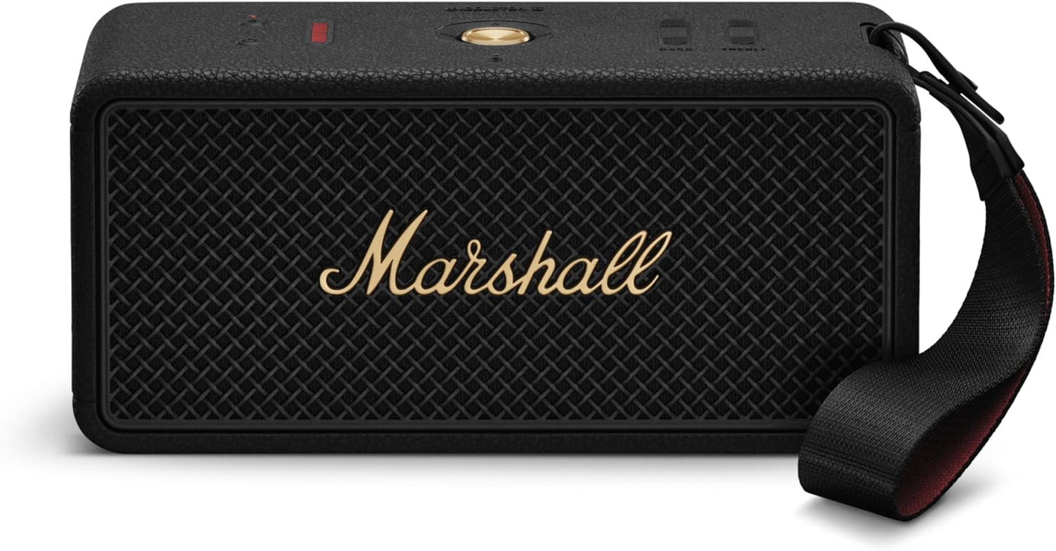 Marshall Middleton II Bluetooth Speaker - Black & Brass