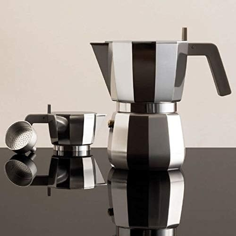 Alessi Moka Espresso Coffee Maker, 1 Cup, Grey image number 2