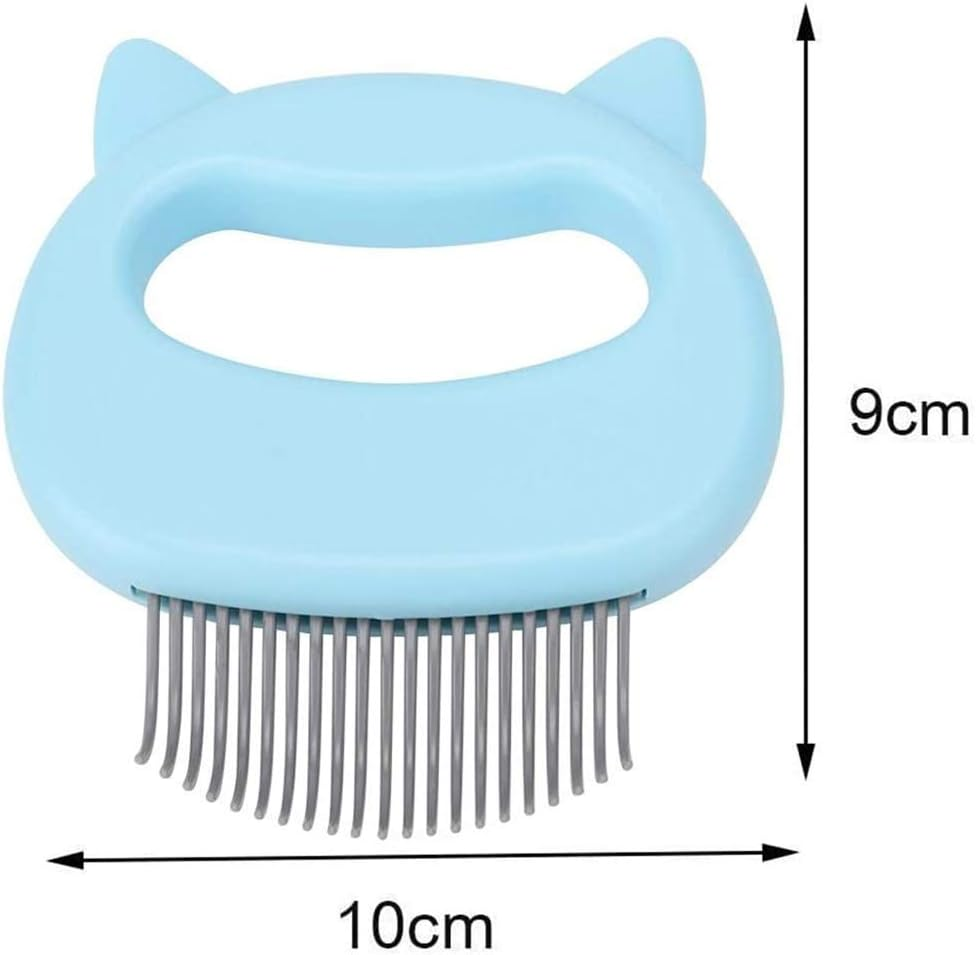 Cat Brush, Pack of 2 Cat Comb, Cat Brush Long Hair, Brush Dog Short Hair, Massage Comb for Pet Cats, Massage Comb Pet, Brush for Removing Loose Hair, Grooming Cleaning (Blue) image number 1