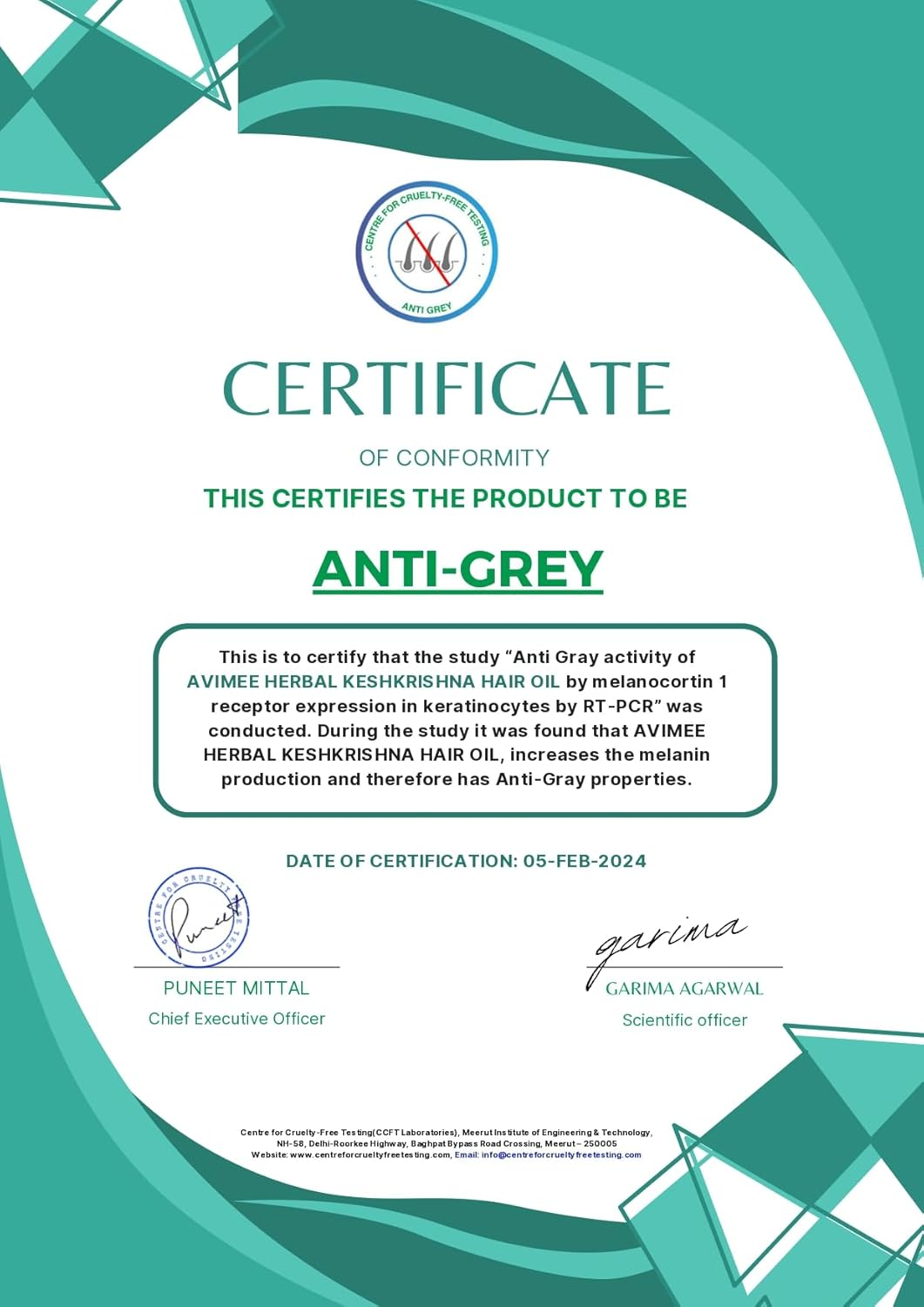 AVIMEE Herbalkeshkrishna Hair Oil | with Indigo, Amla, Currly Leaf and Henna Oil | Mineral Oil Free | 100 Ml image number 6