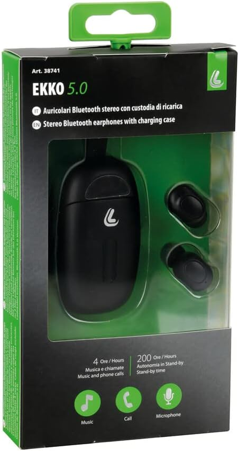 Lampa 38741 Ekko 5.0 Bluetooth Stereo Wireless In-Ear Headphones with Charging Case image number 3