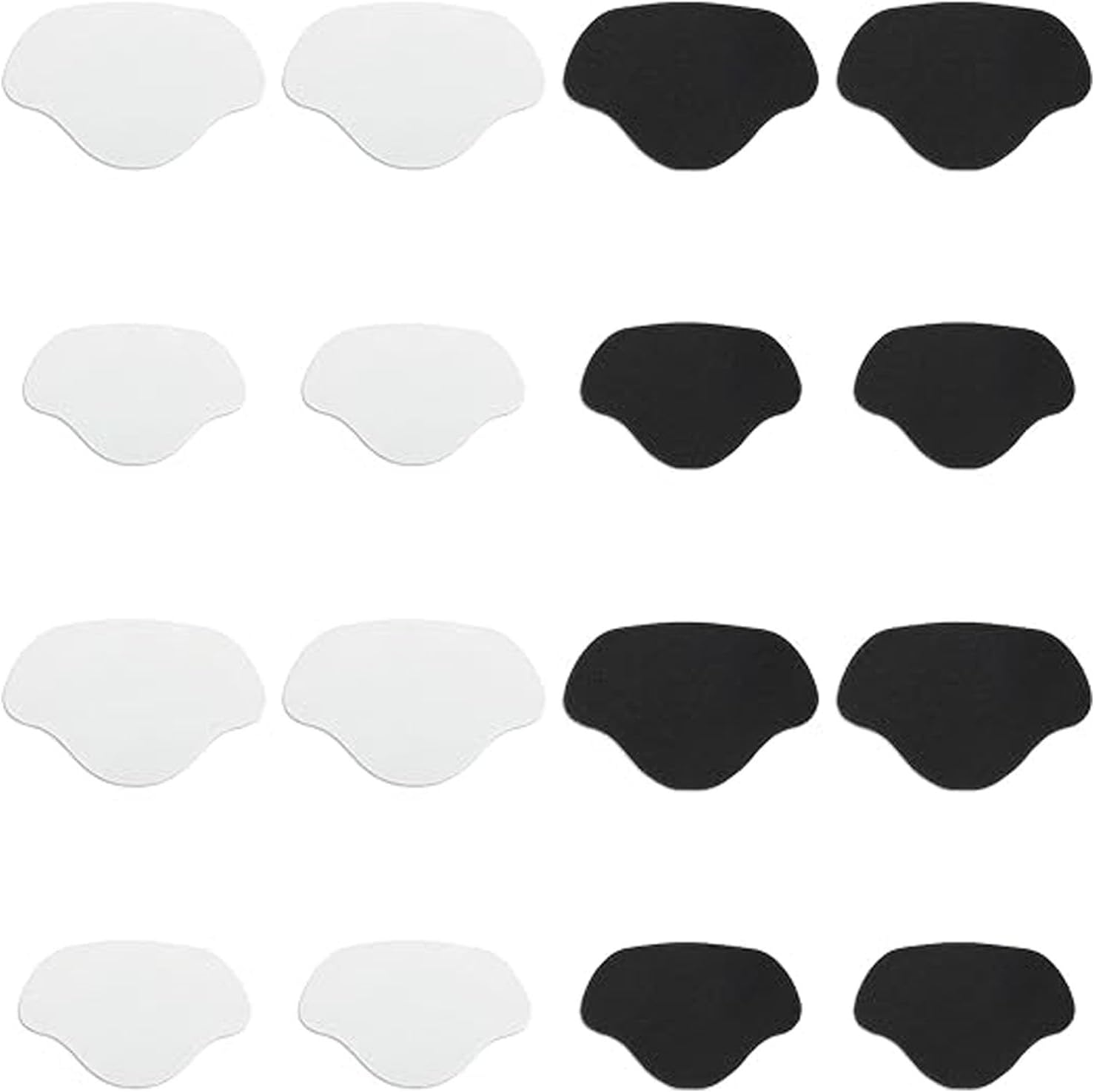 16 Pairs Shoe Heel Repair Patches,2 Different Sizes Self-Adhesive Patch for Hole of Shoes,Comfortable Fiber Leather Shoe Heel Repair, Adhesive Shoe Inserts for High Heels,Sneaker,Leather Shoes image number 5