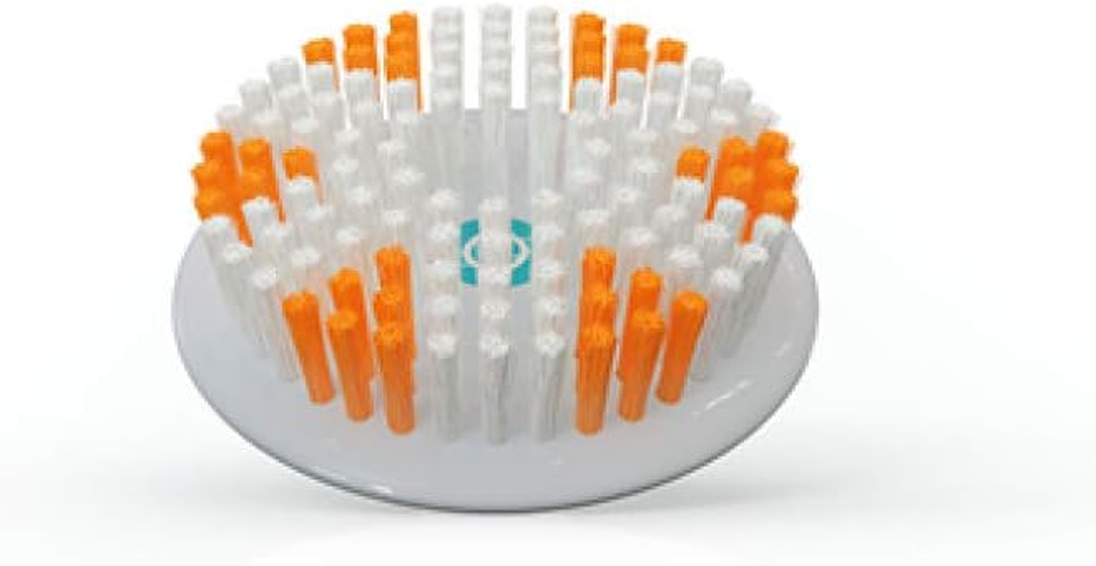 TAO Clean Replacement Sensitive Brush Head, Replacement Head (1 Head) &ndash; Sensitive Brush Replacement Head for the TAO Clean Electric Face Cleansing Brush and Cleaning Station, White/Blue image number 6
