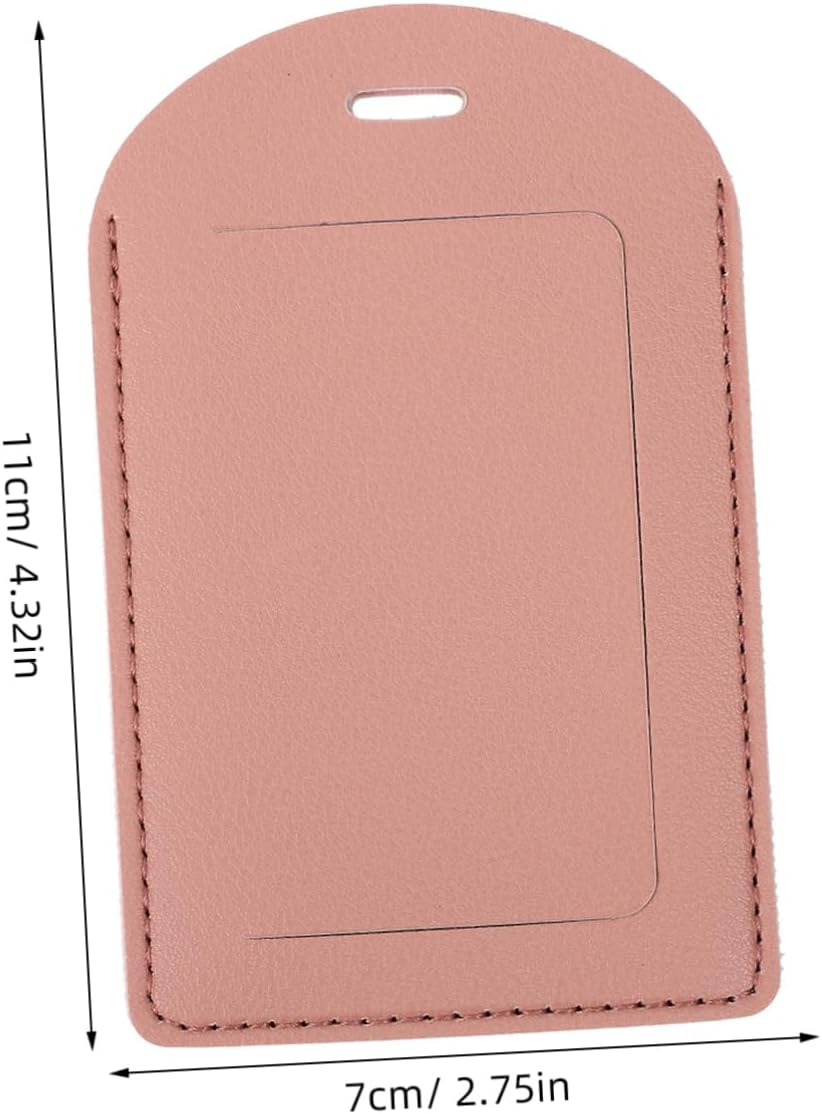 VALICLUD 8Pcs Leather Luggage Tag Thicken Luggage Tag Flipping Lid for Suitcase Travel Accessories Travel Necessity image number 1