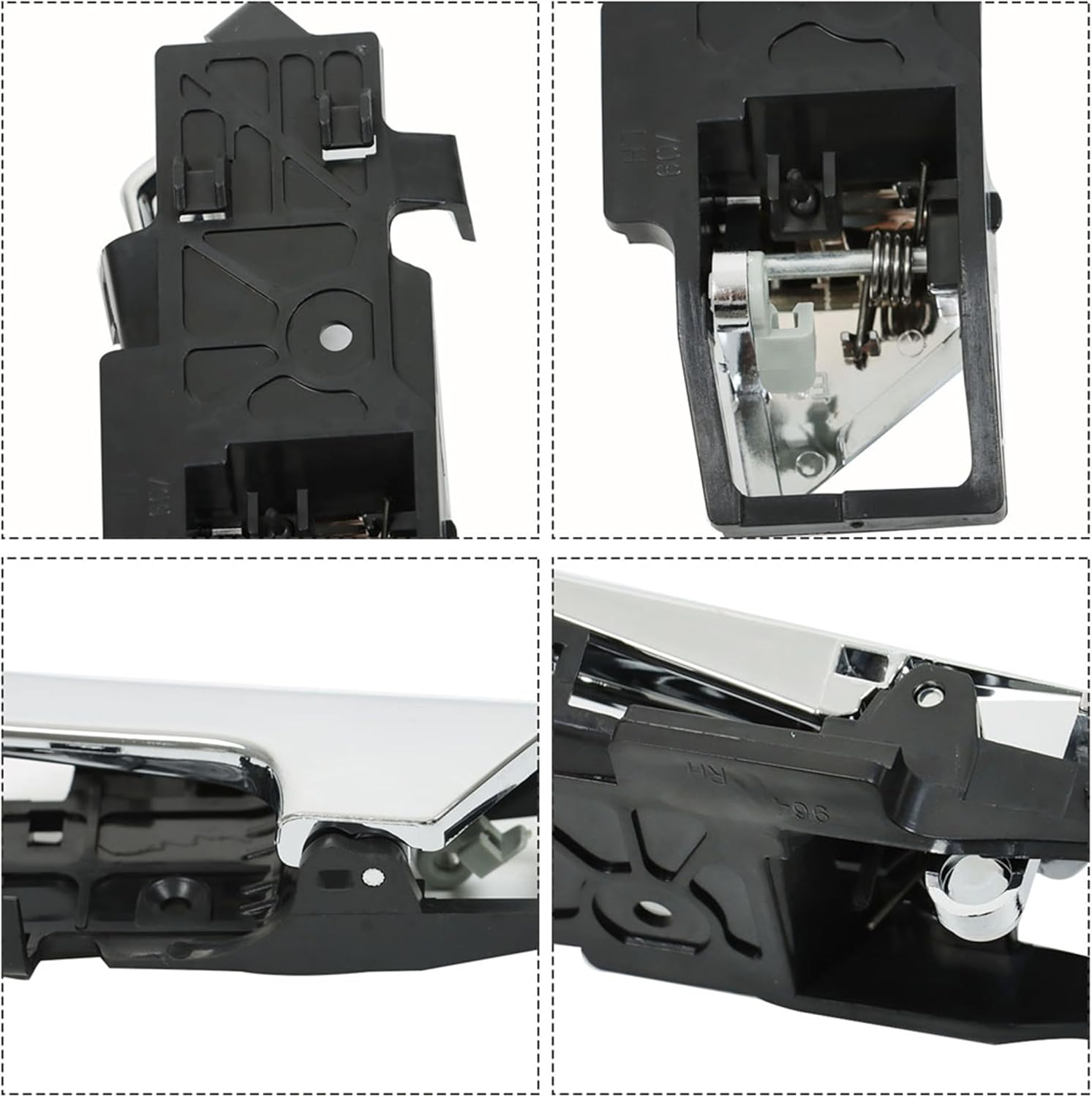 2PCS Front or Rear Left and Right Inner Door Handles Replacement for Holden Barina TK 2005-2012 96462709 96462710 image number 3