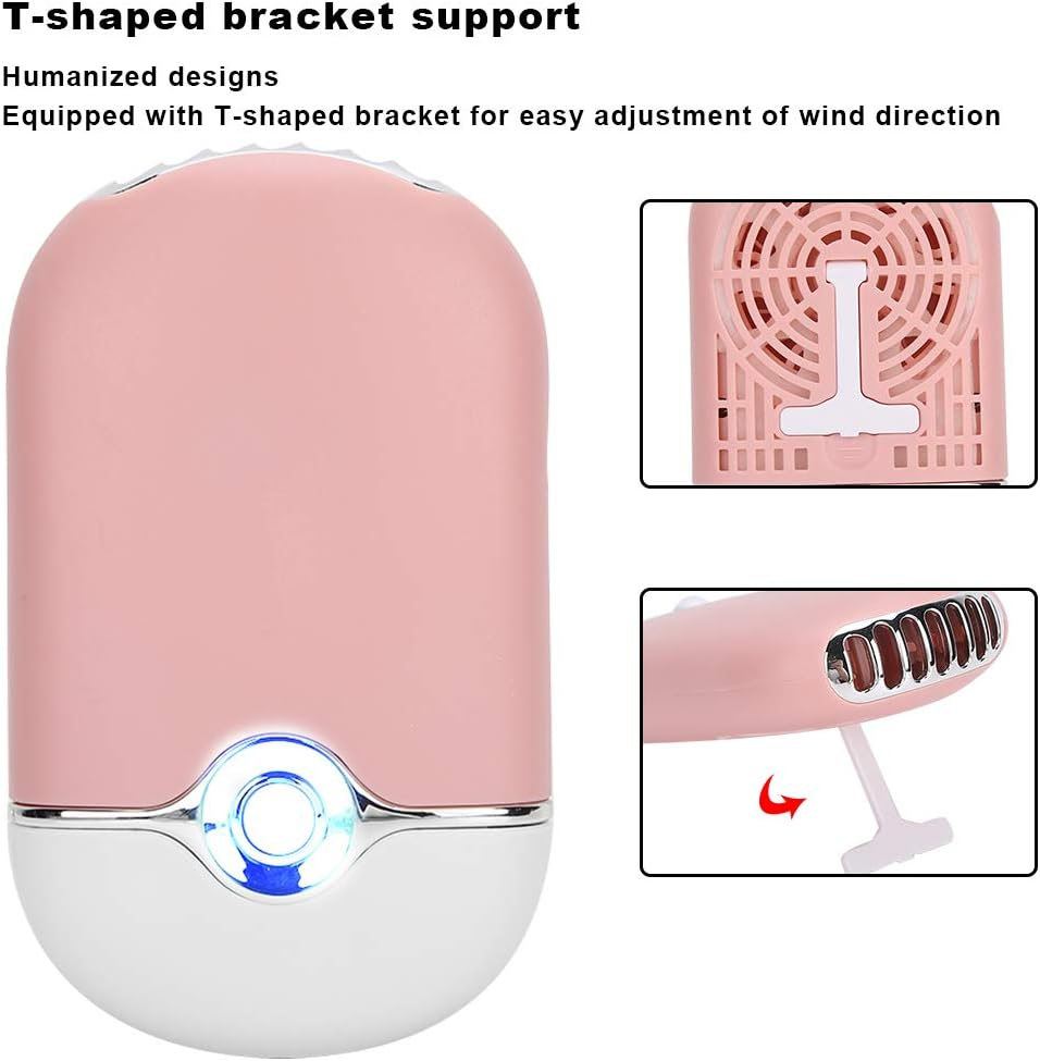 Eyelash Extension Fan, Mini Fan, Eco-Friendly Home for Nail Art Dry Eyelashes Women(Pink) image number 4